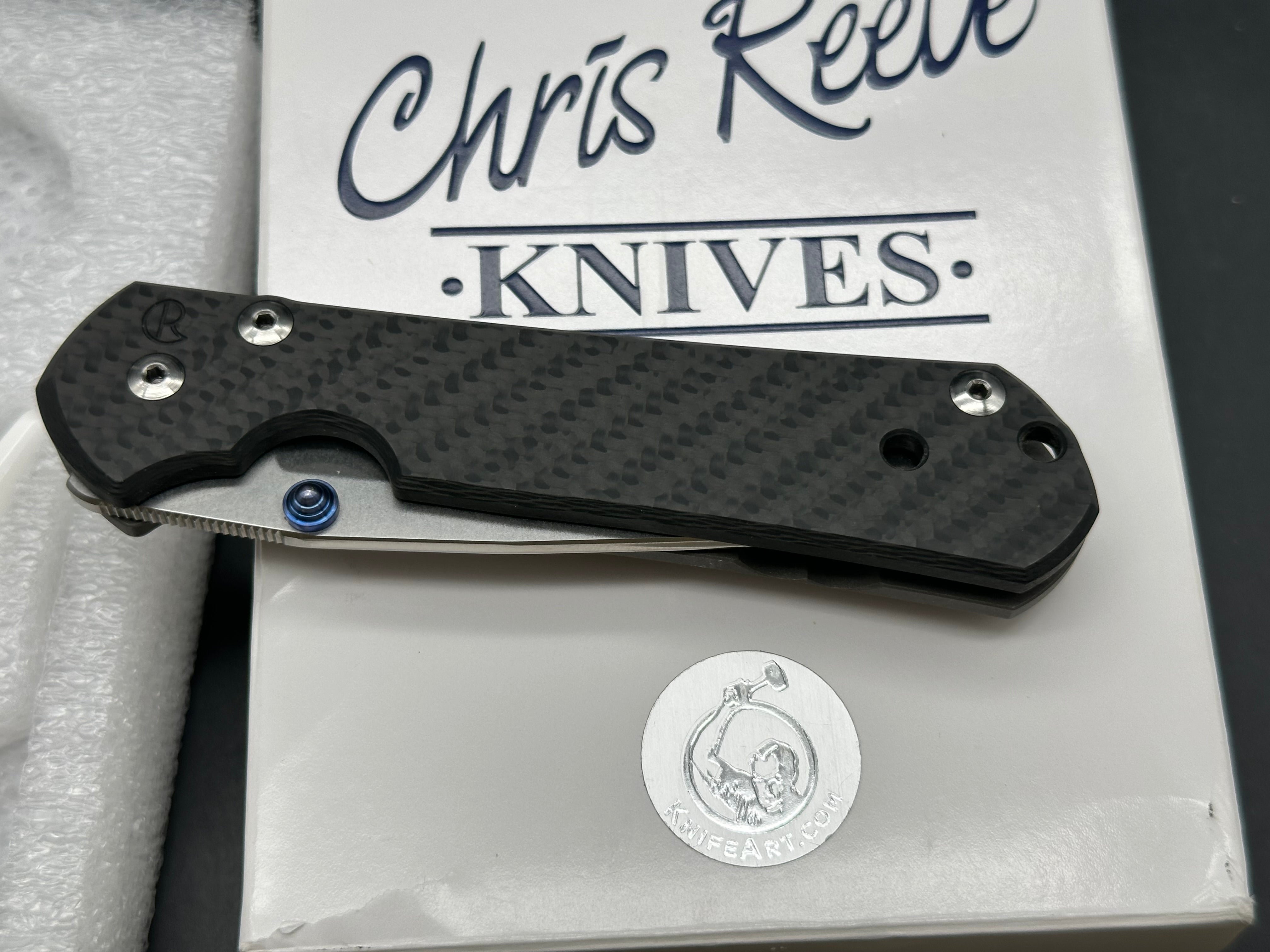 Chris Reeve Large Sebenza 21 CF/Titanium 3.5 inch CPM-S35VN blade