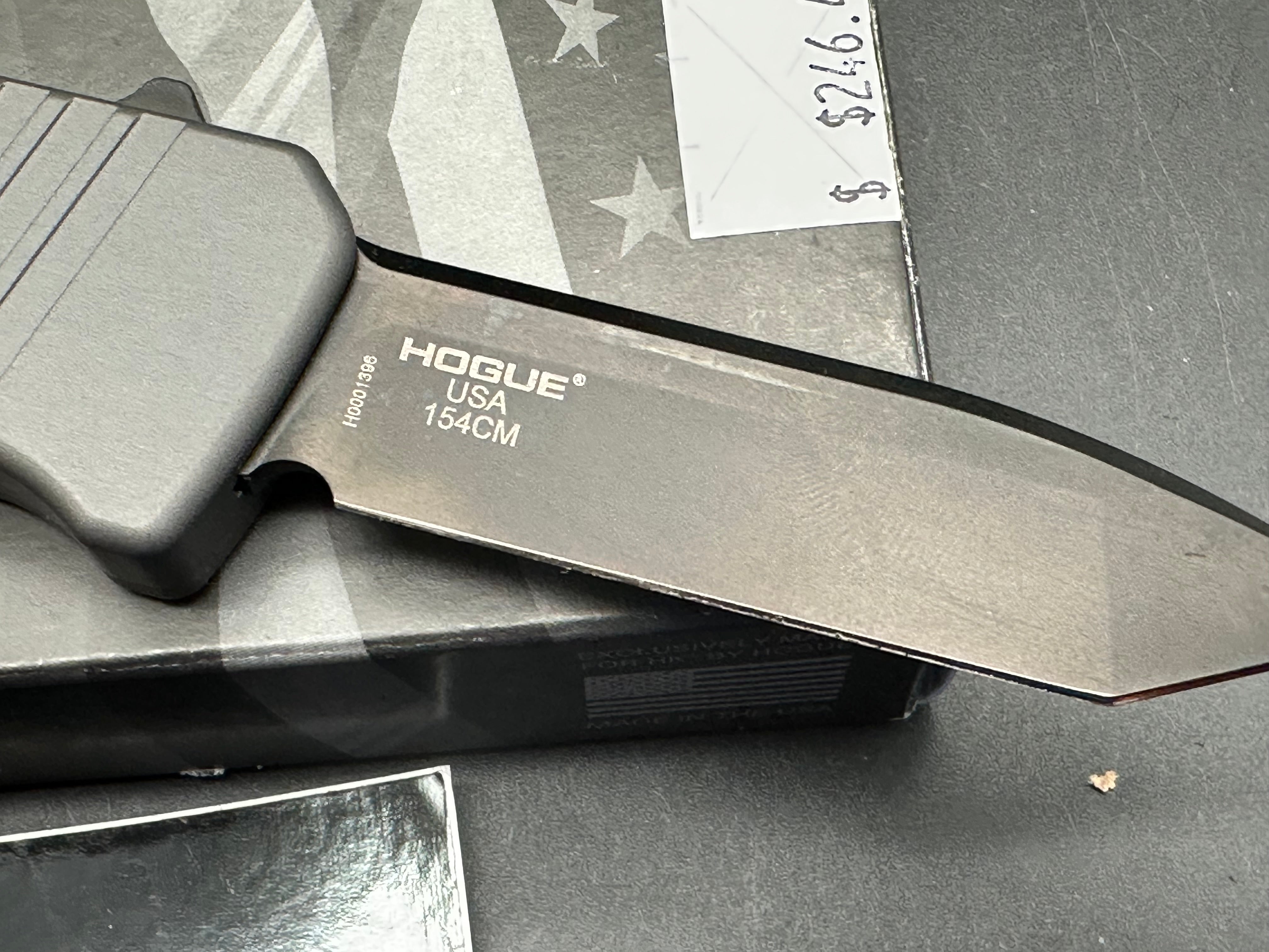 HK Knives by Hogue Mini Incursion OTF AUTO Knife 2.95" 154CM Black Tanto Plain Blade, Gray Aluminum Handles