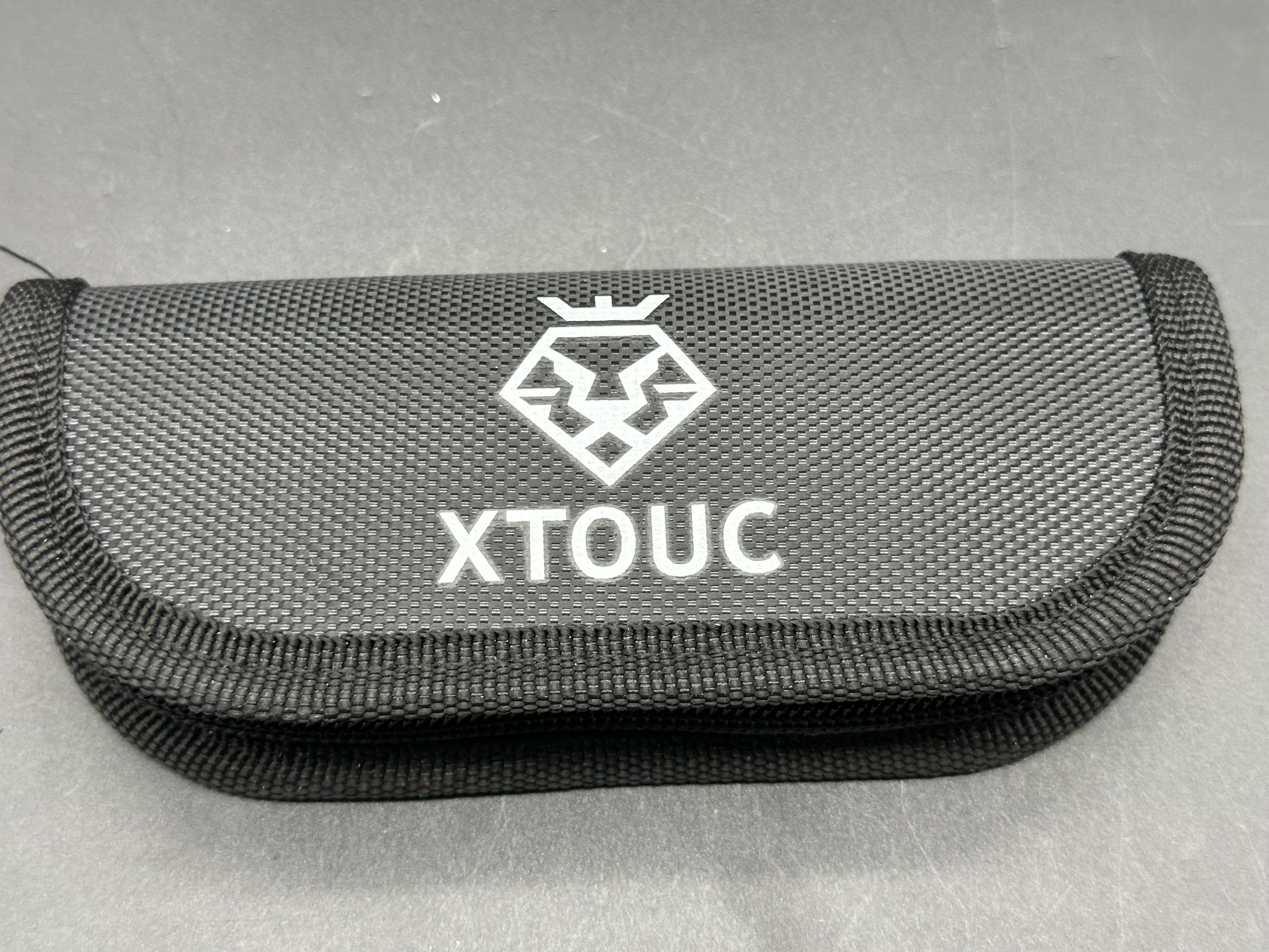 XTOUC RX302 M390 Sandblasted Blade with Titanium Frag Handle