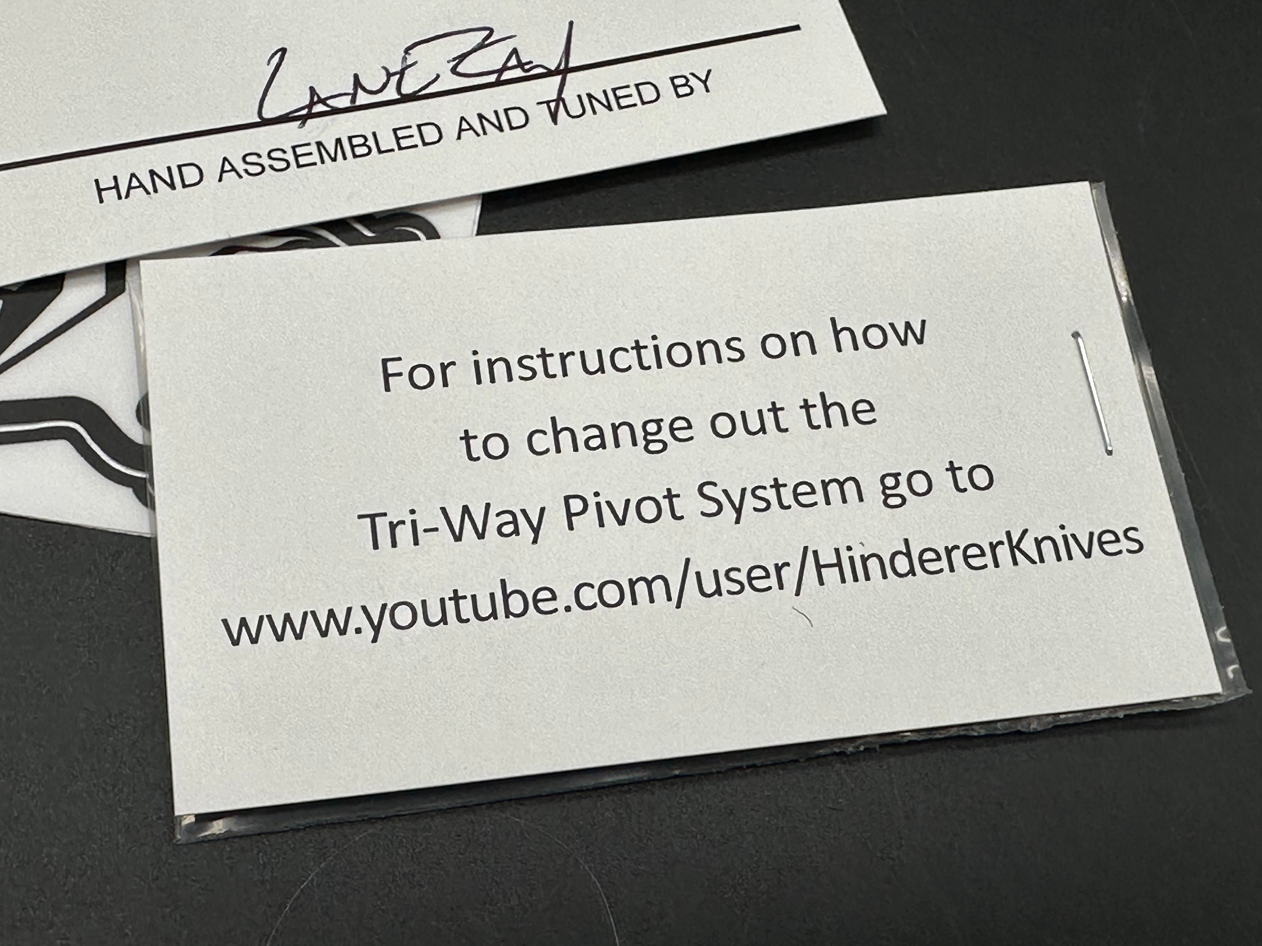 Hinderer Eklipse 3.0 Harpoon Spanto Red G10