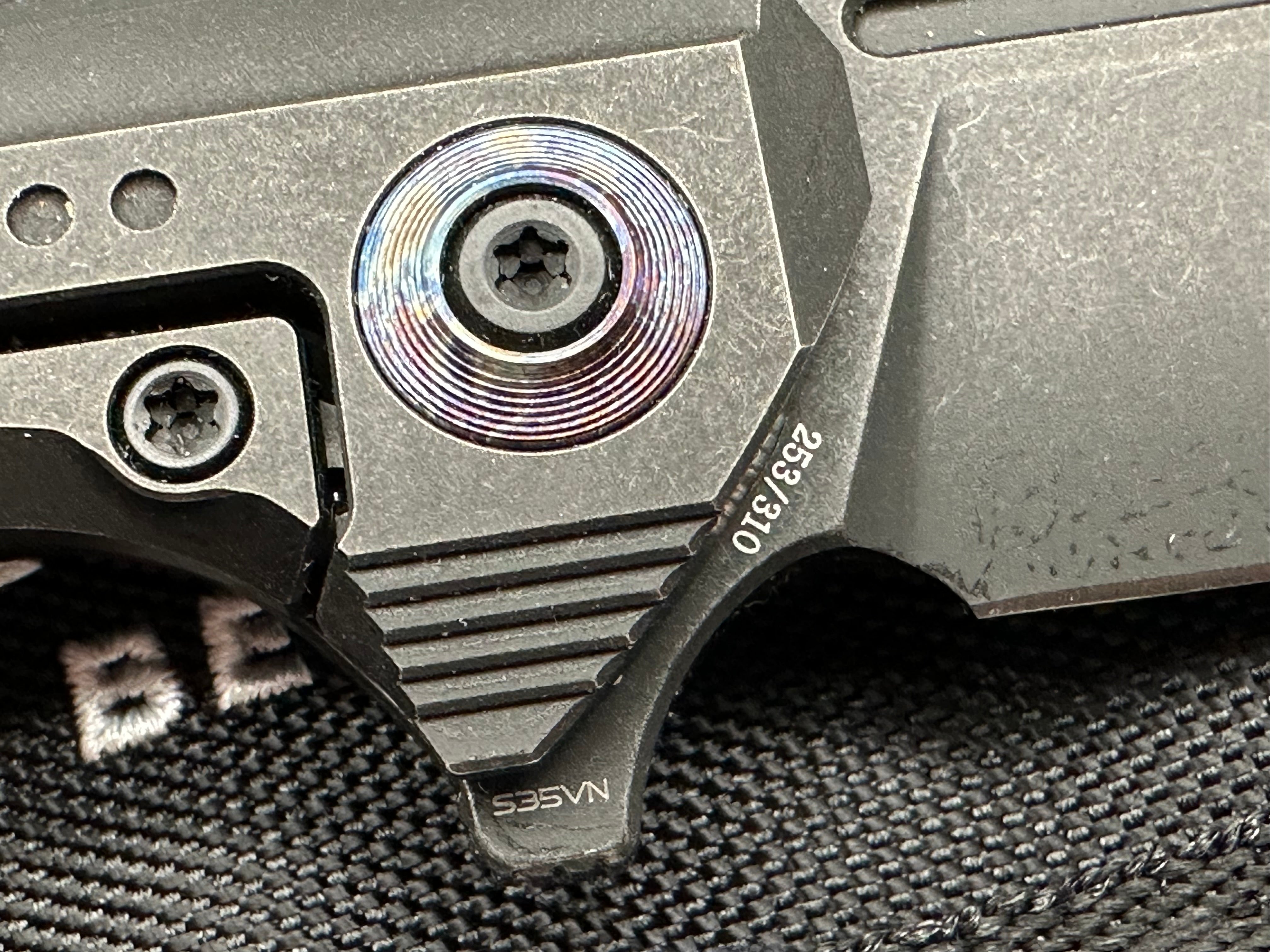 WE Knife Co. Reiver Frame Lock Knife Black Titanium (3.97" BSW)