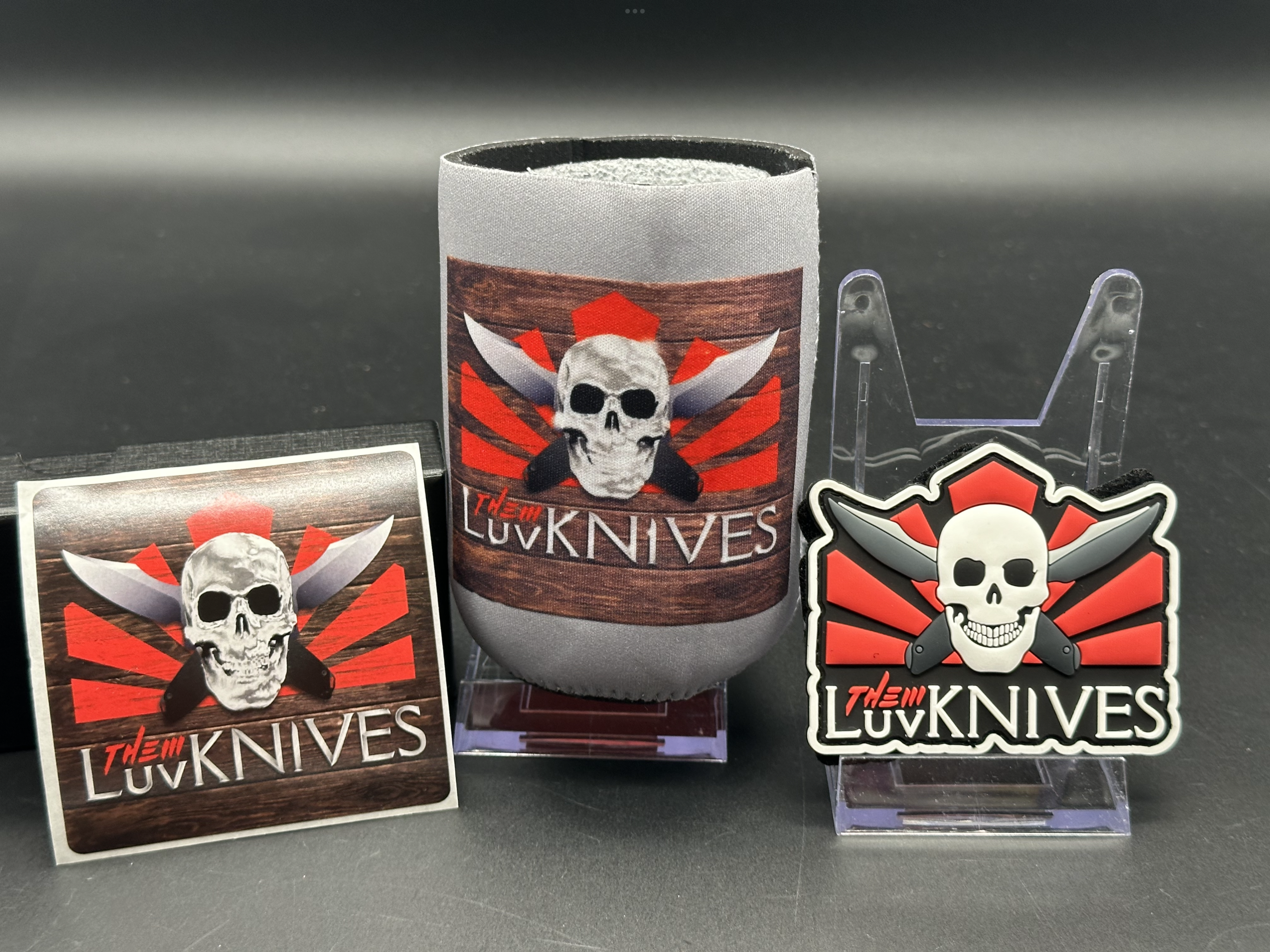 LTK LuvThemKnives hat (baseball cap) adjustable size Includes LuvThemKnives Swag pack