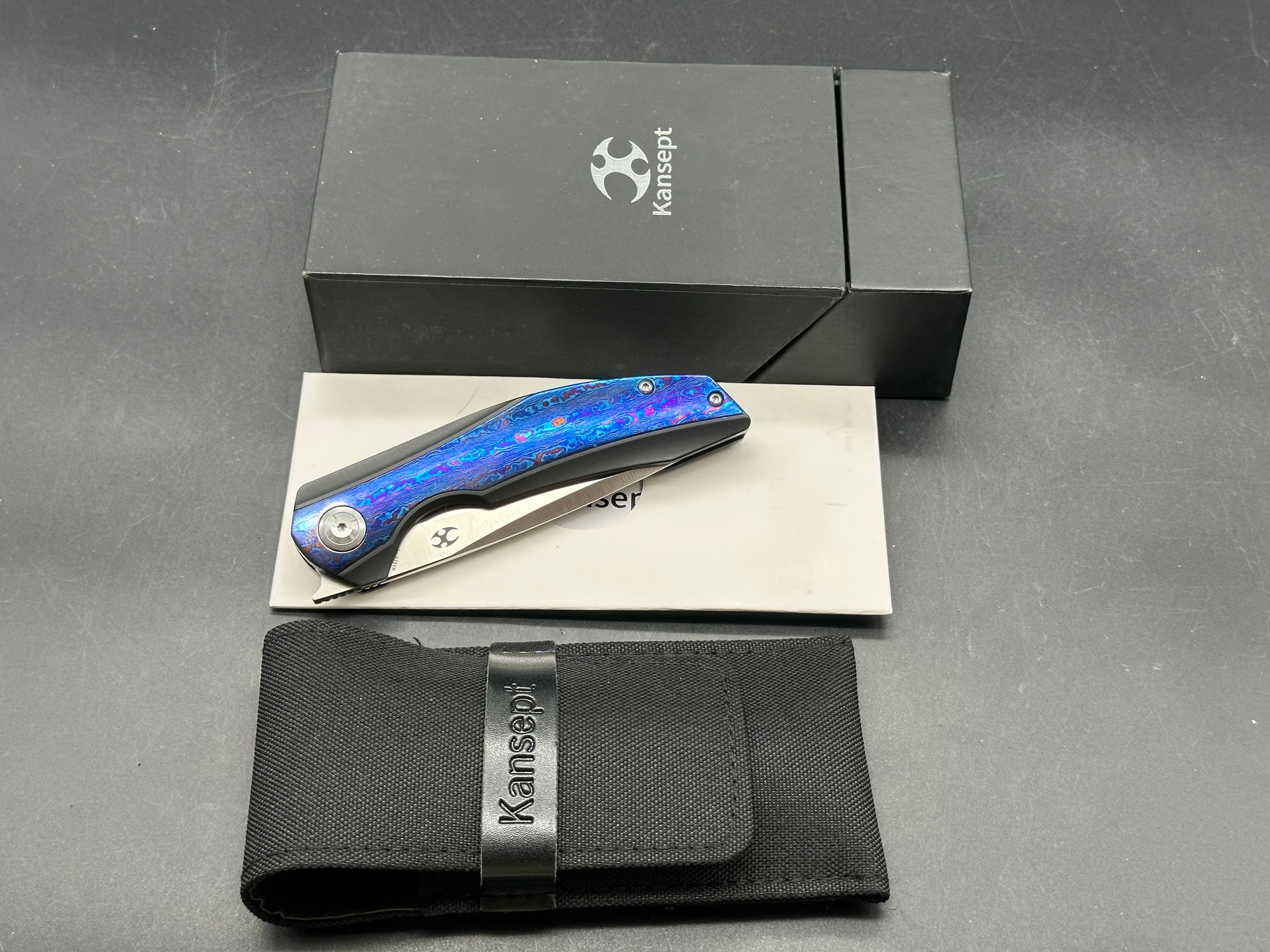 Kansept Accipiter Timascus insert and clip NIB
