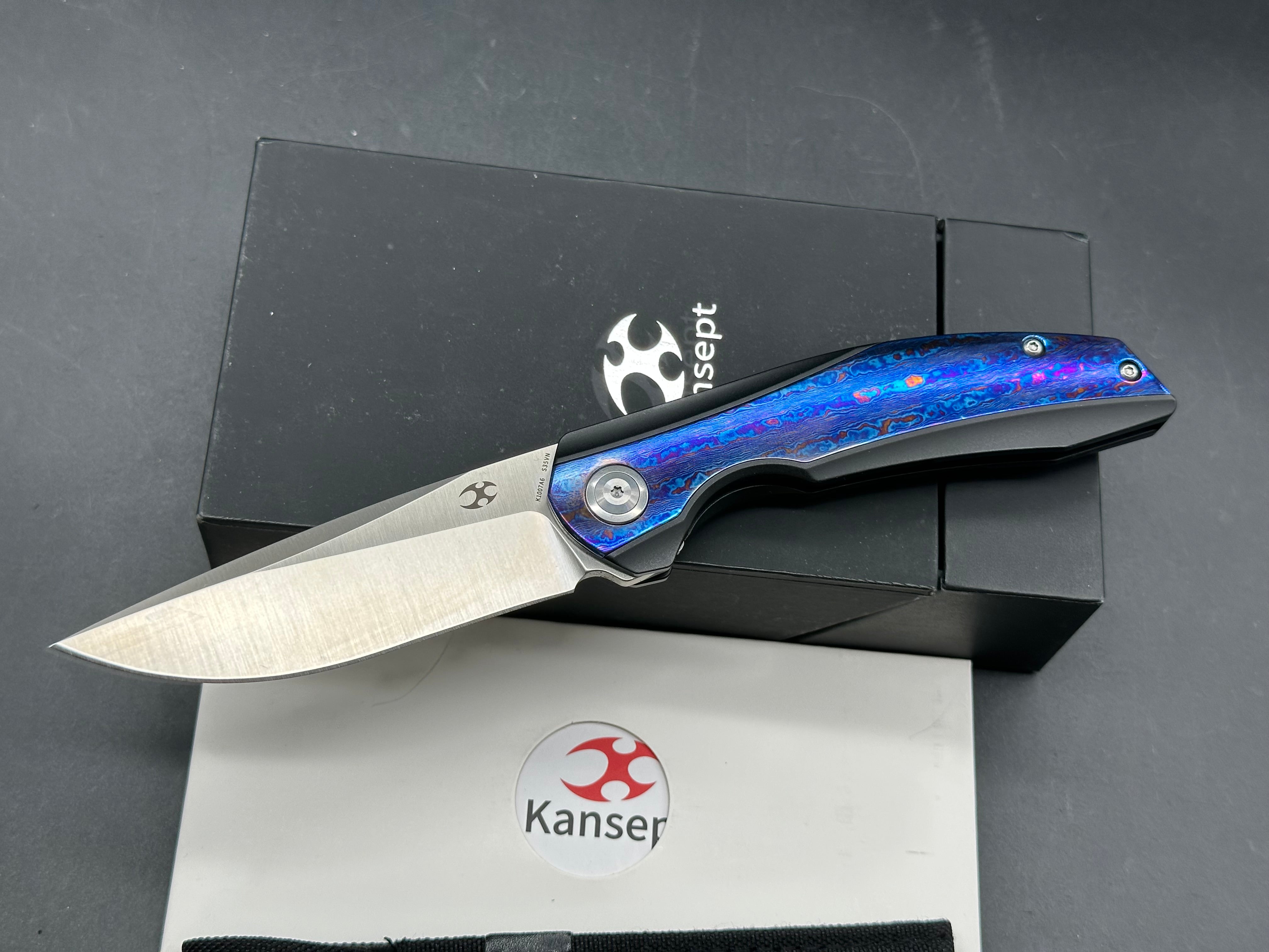 Kansept Accipiter Timascus insert and clip NIB