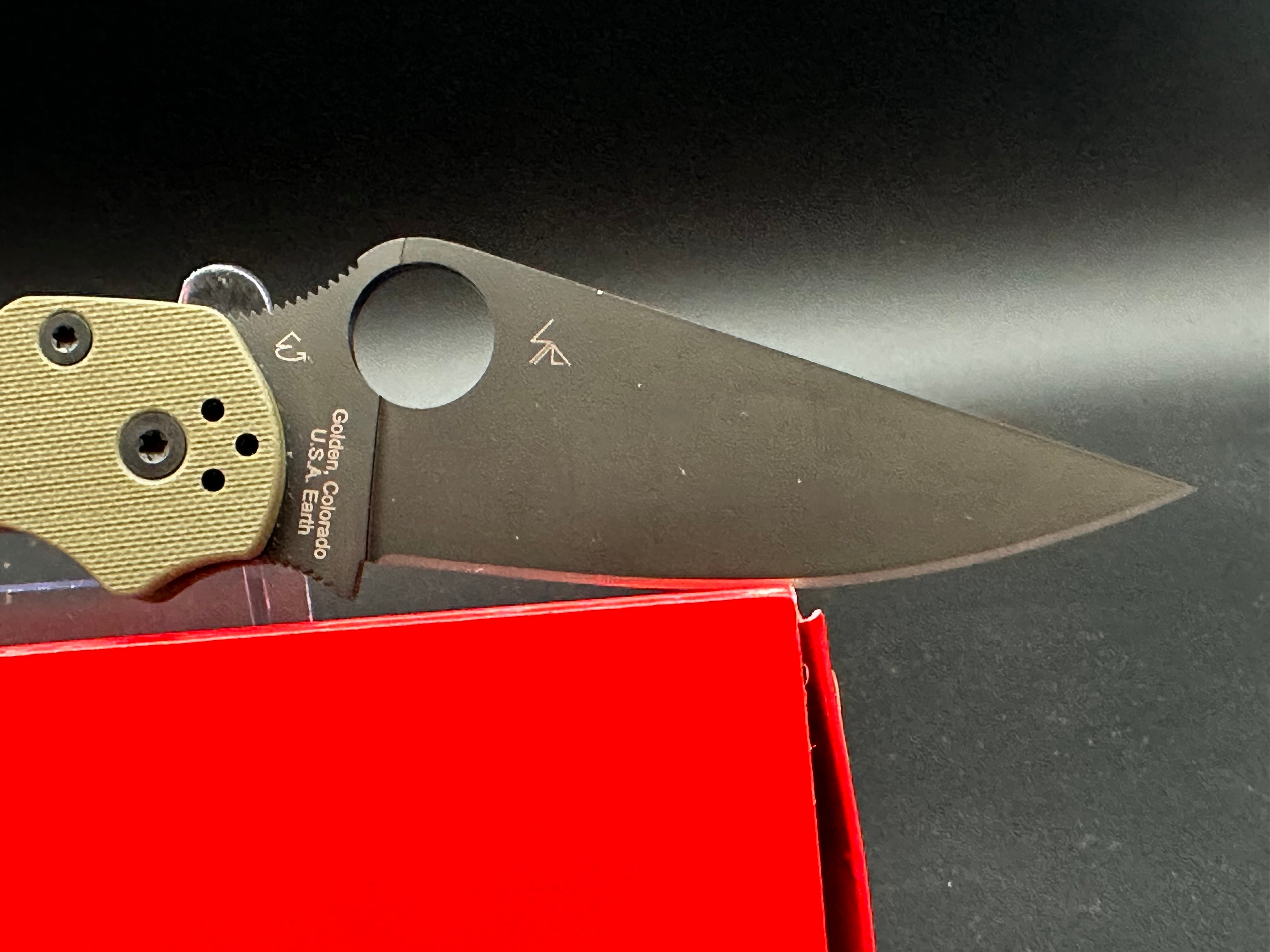 Spyderco Paramilitary 2 OD Green G-10 - Black S90V (DLT Trading Exclusive)