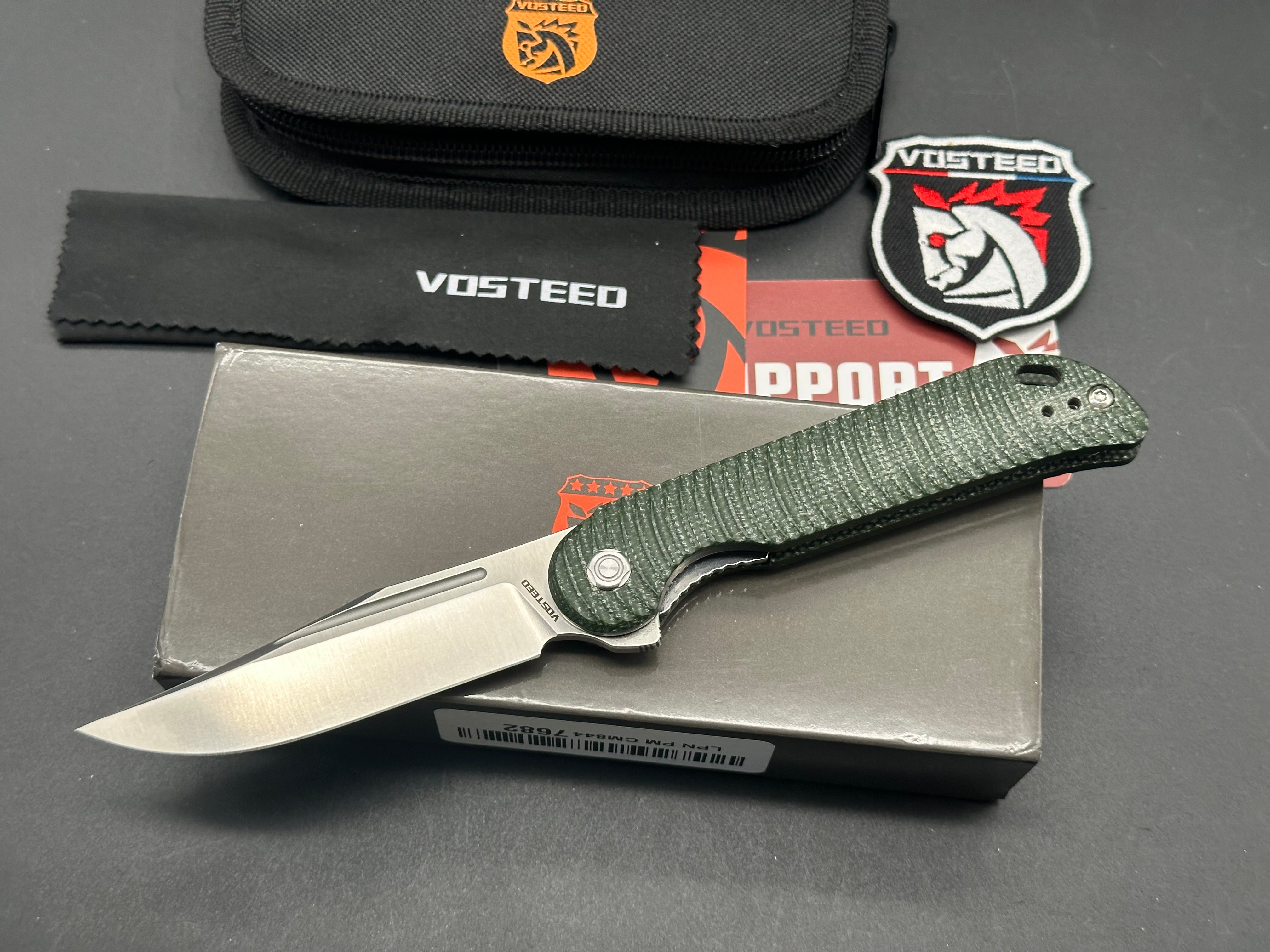 Vosteed Bellamy - Liner Lock Knife (3.44" 154CM Blade & Micarta Handle)