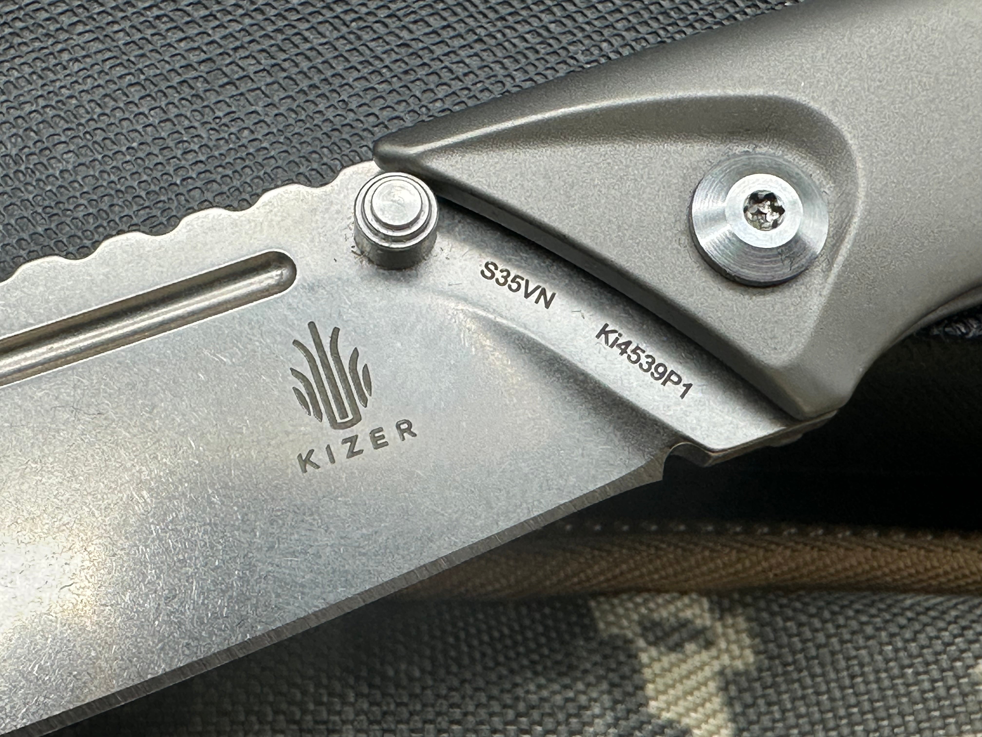 Kizer Seax prototype knife