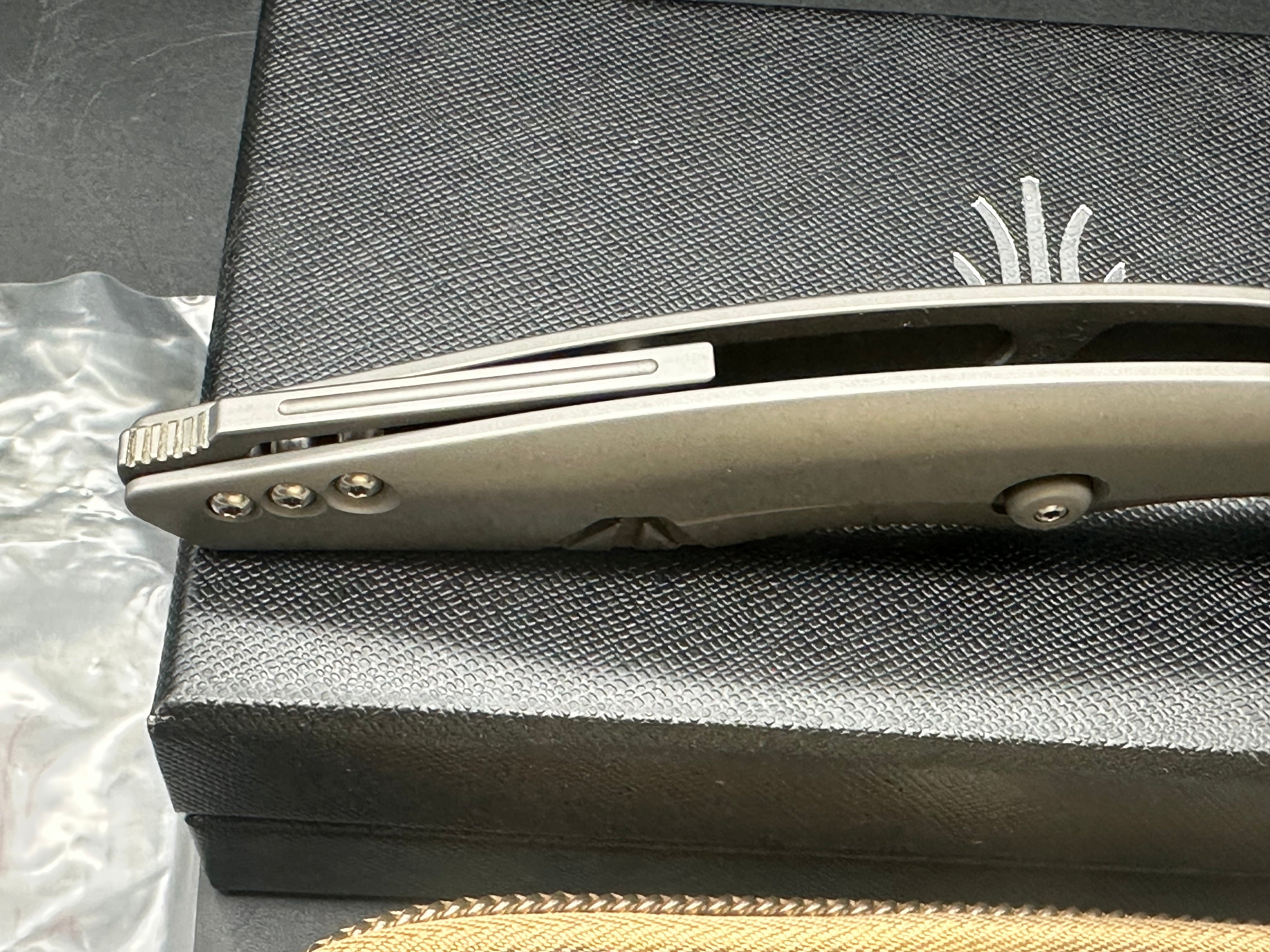 Kizer Seax prototype knife