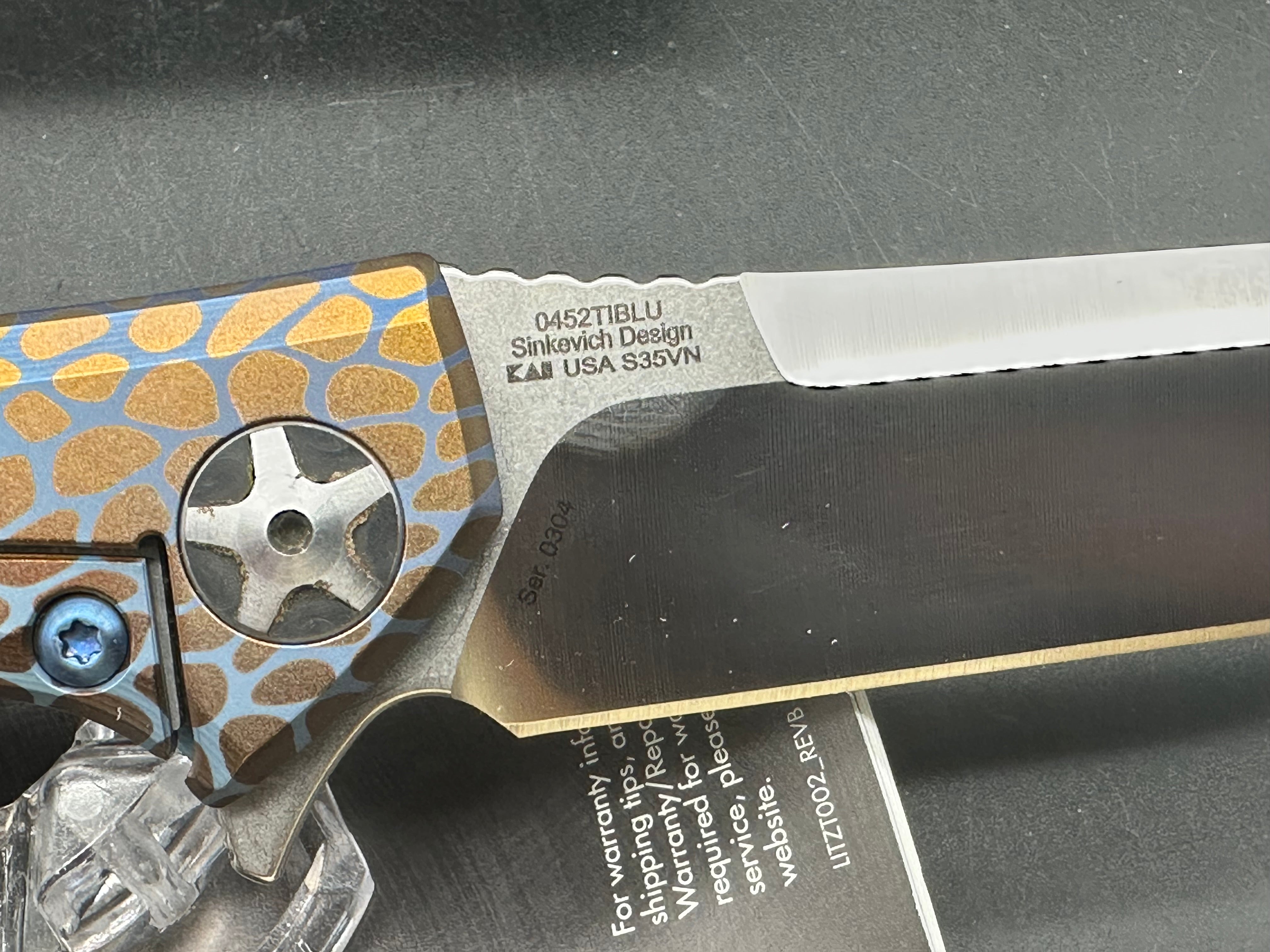 Zero Tolerance Sinkevich 0452CF Flipper Knife (4.1" Satin) ZT
