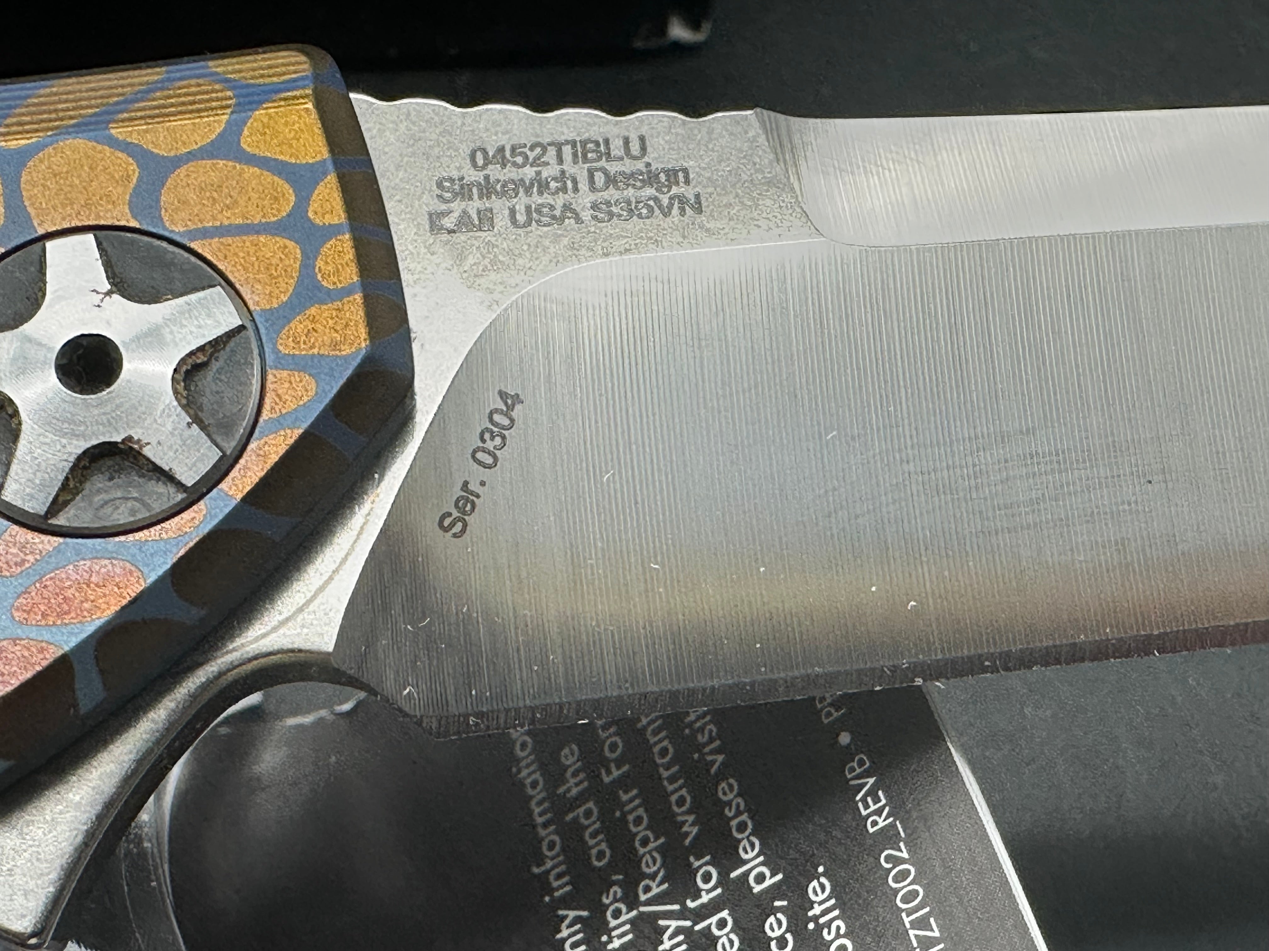 Zero Tolerance Sinkevich 0452CF Flipper Knife (4.1" Satin) ZT