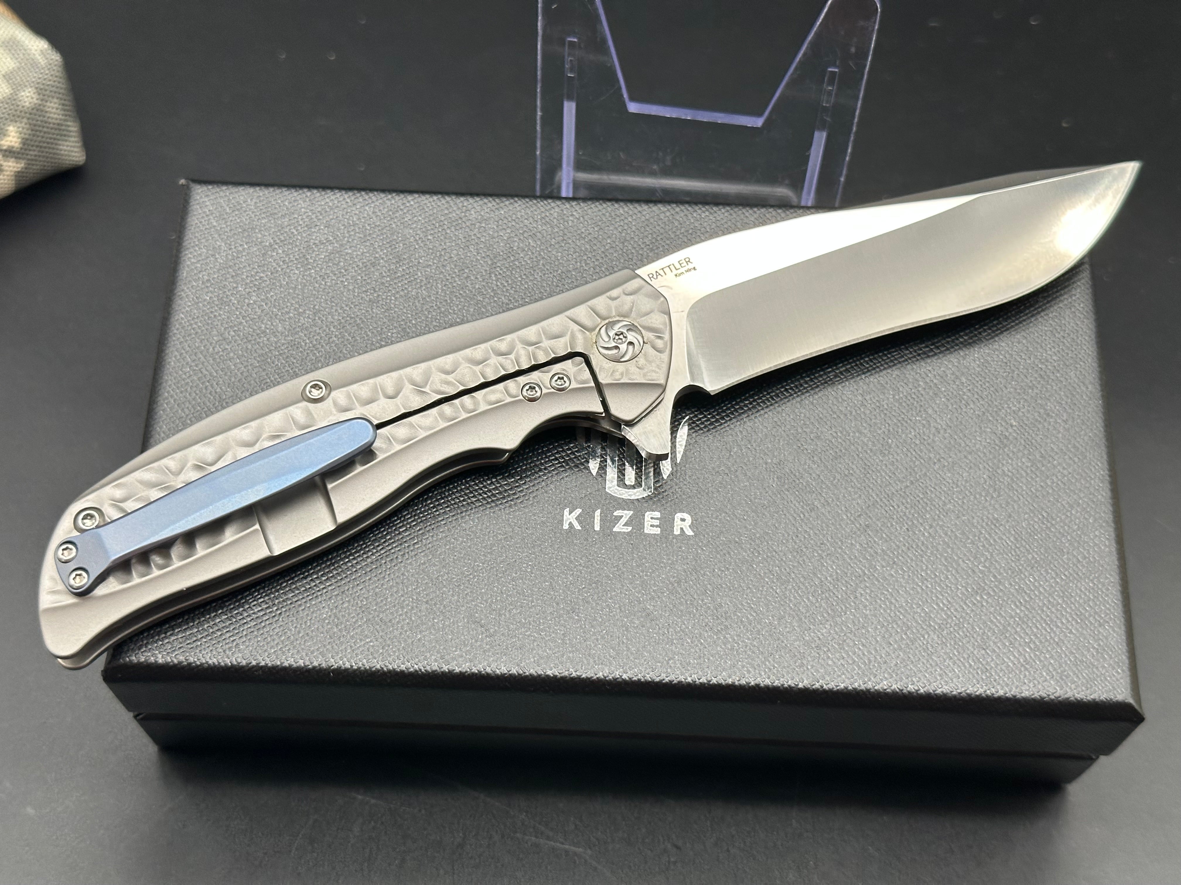 Kizer Rattler KI4470 S35VN TI Gray
