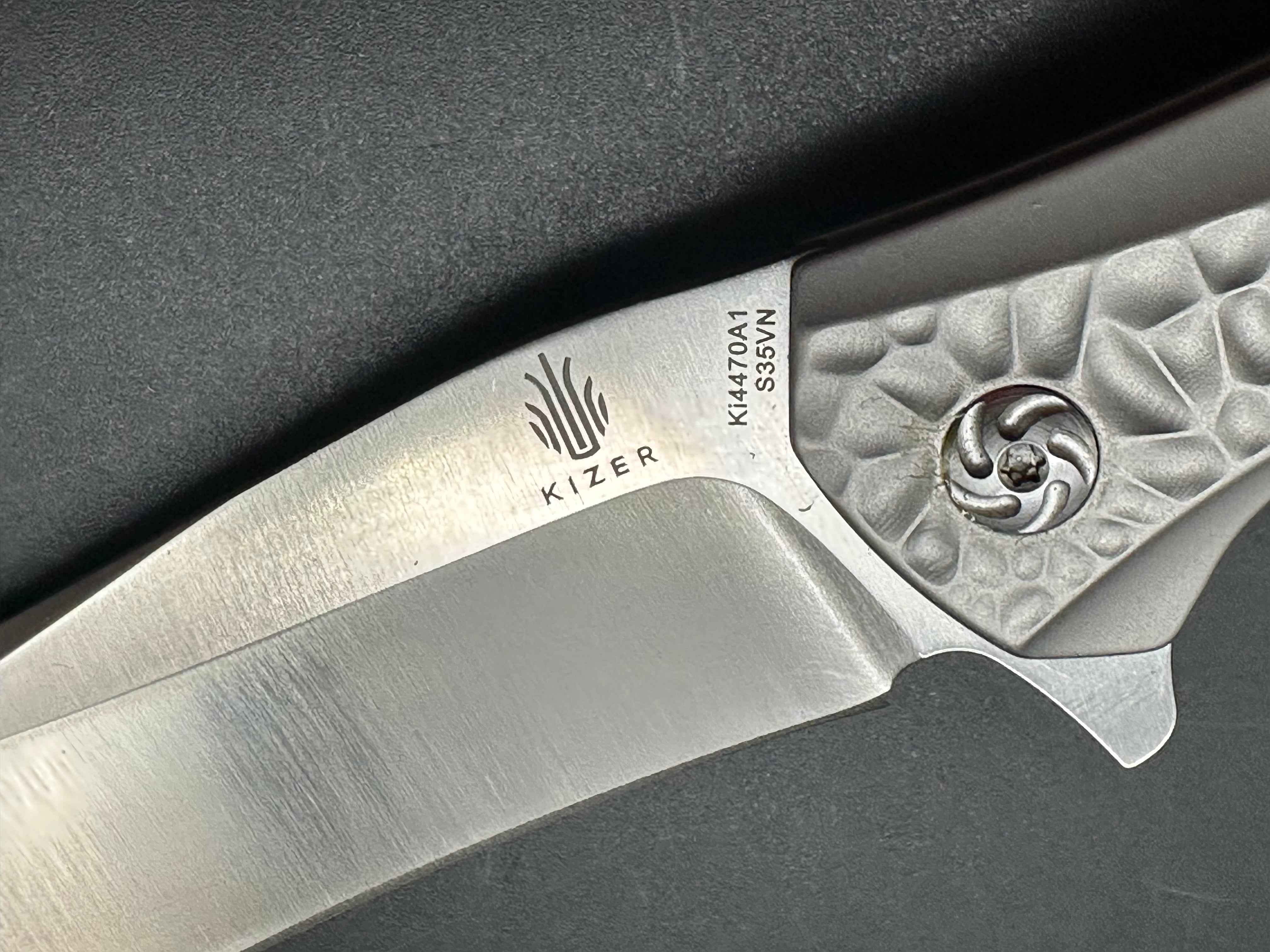 Kizer Rattler KI4470 S35VN TI Gray