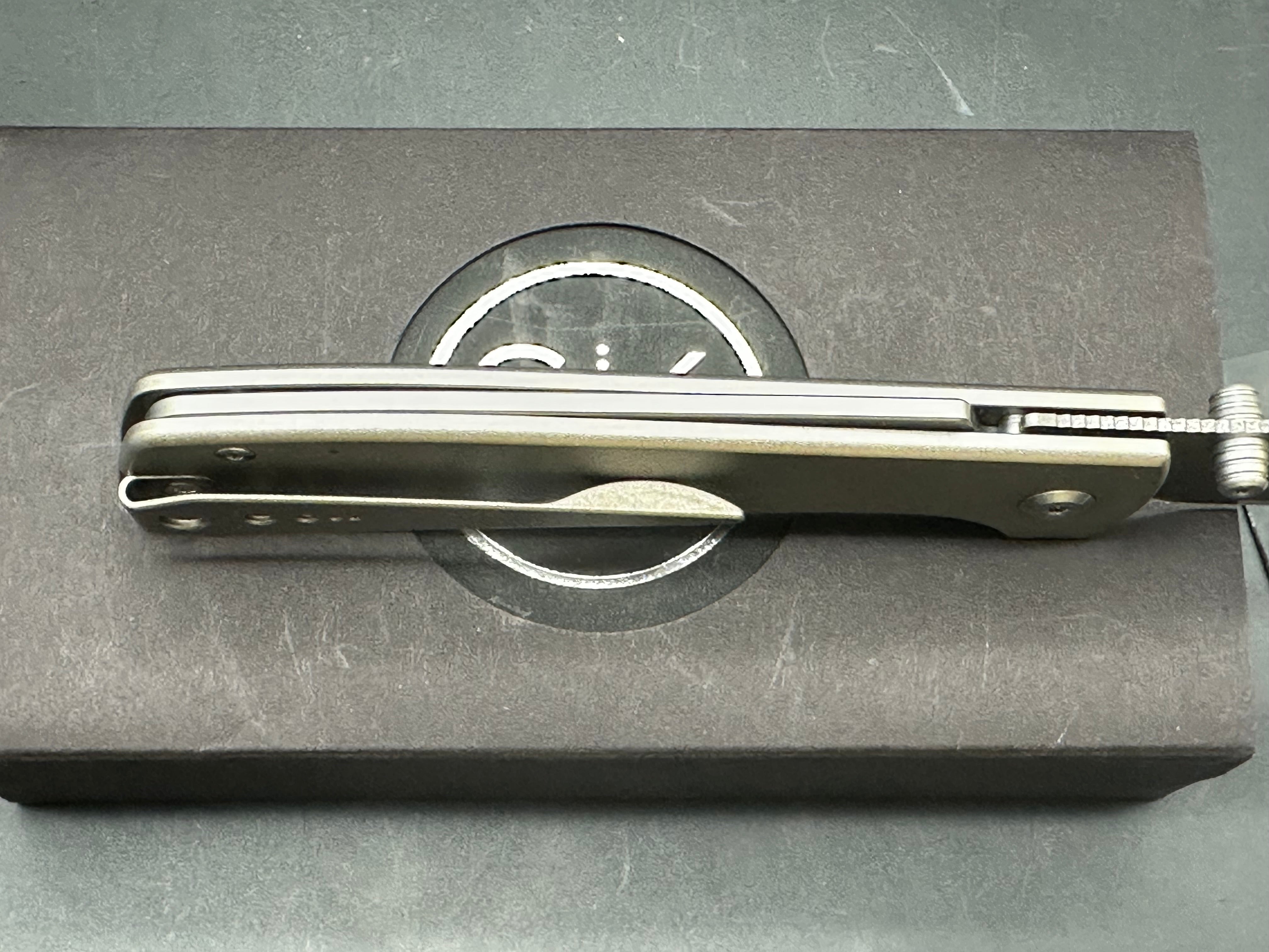 Sandrin Knives Monza Recoil Lock Folding Knife 3.38" Polyhedral Tungsten