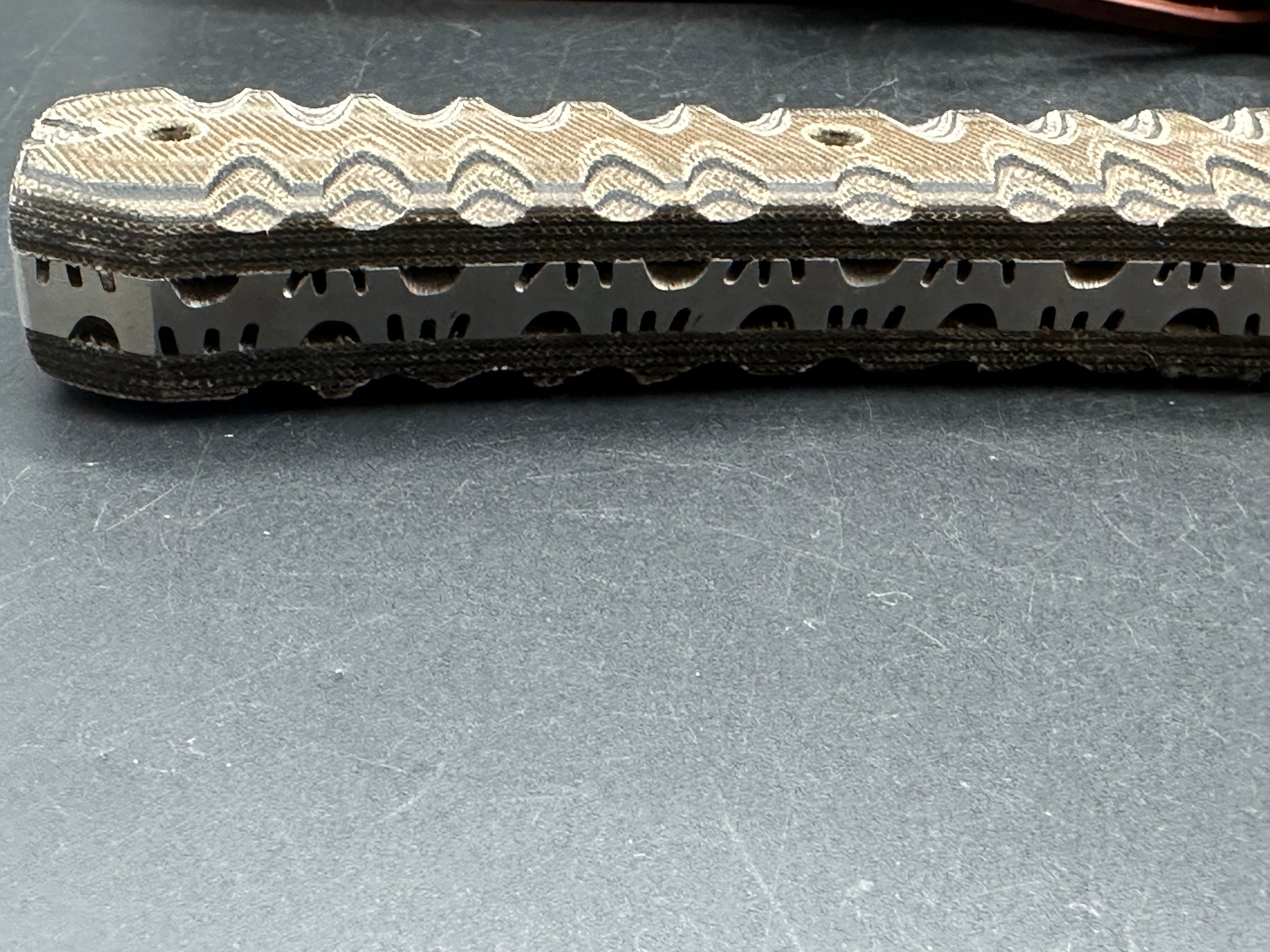 DBAD Arizona Bowie Dbad/Croco knives collaboration Full Tang Blade D2 Steel