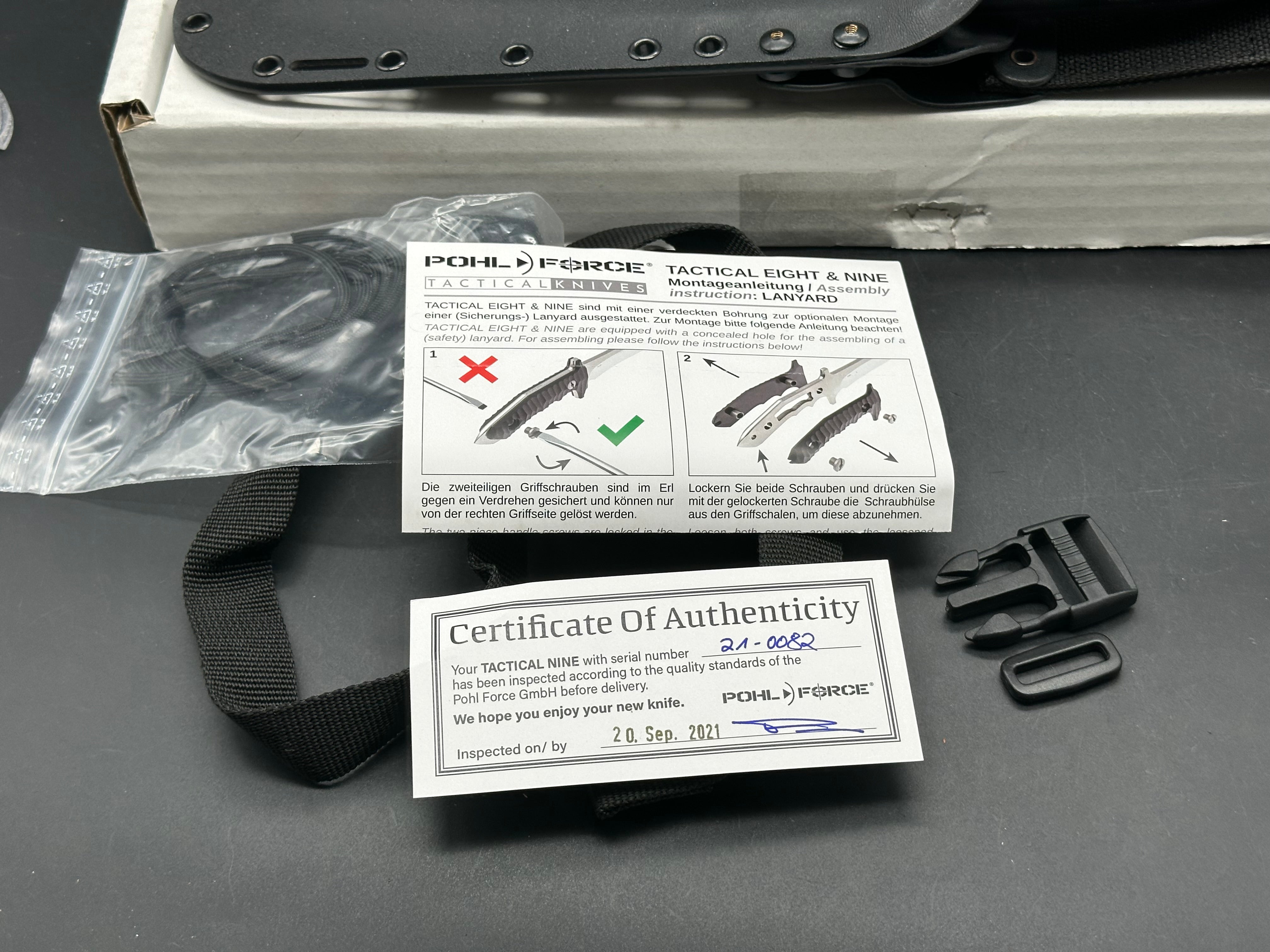Pohl Force Tactical Nine BK