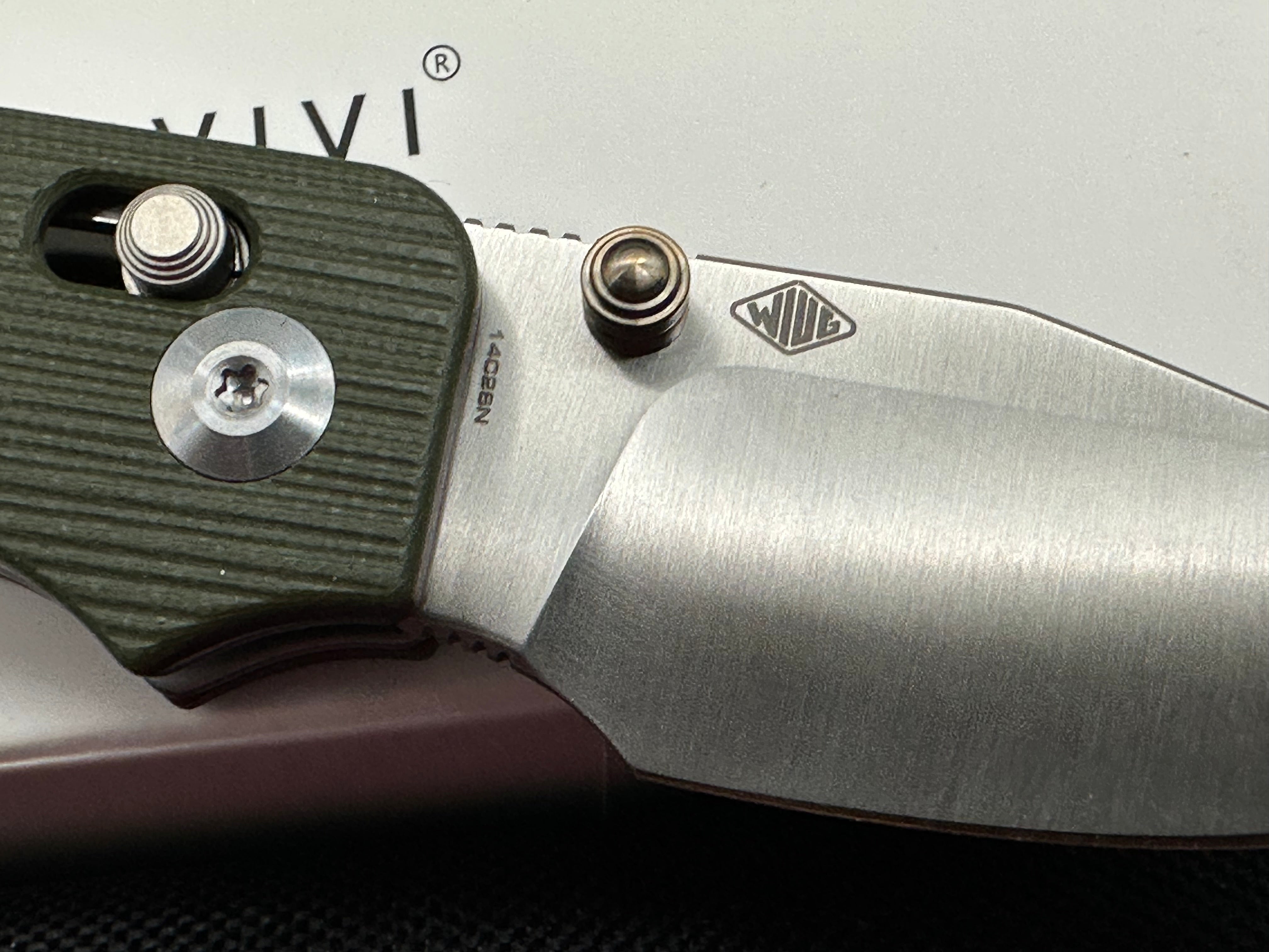 CIVIVI BABY BANTER 2-TG MILLED GREEN/RED G10 HANDLE 14C28N PLAIN EDGE