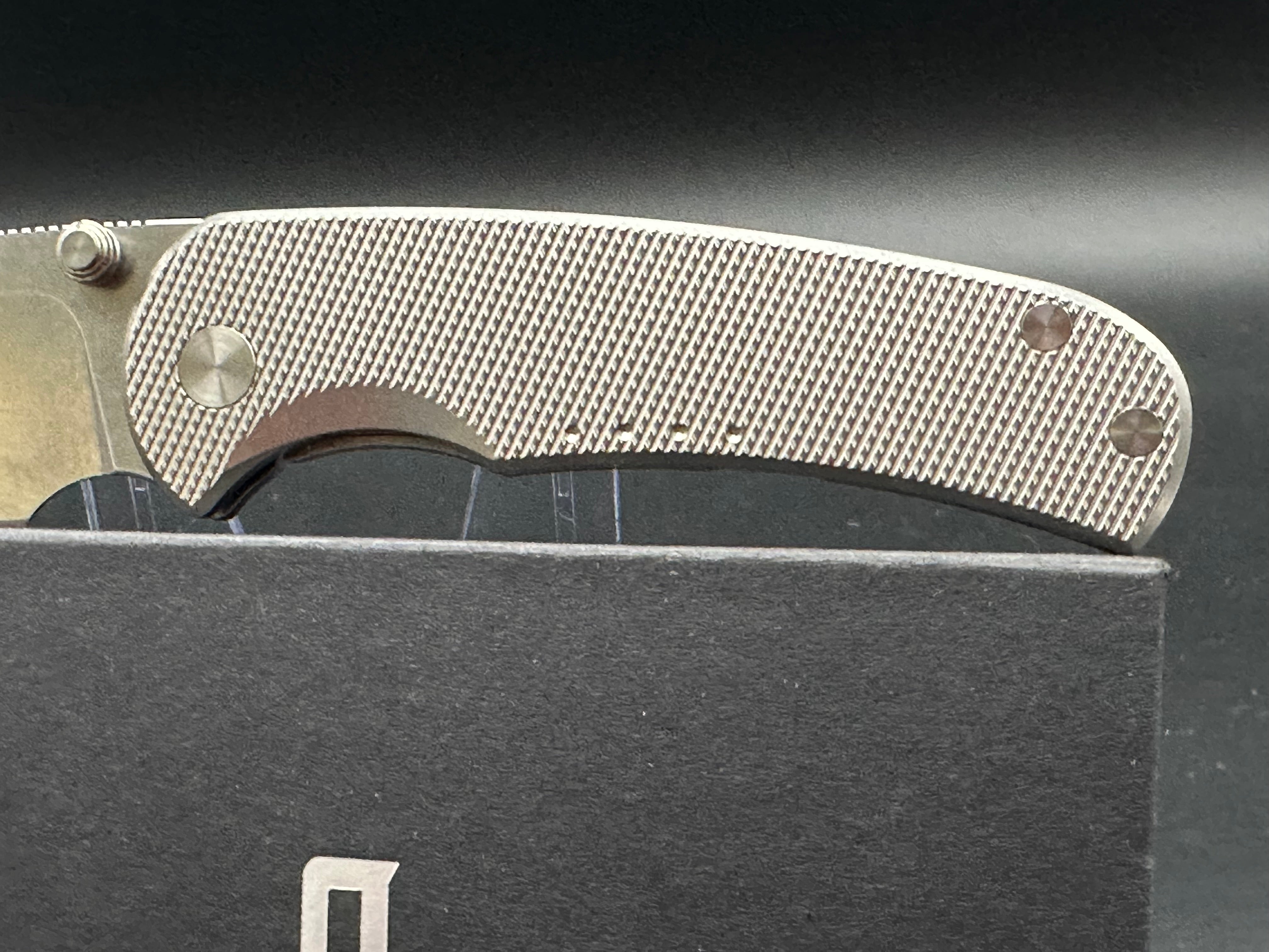 Quiet Carry Drift KNSW Super Clean Vanax Stonewash, TI handle