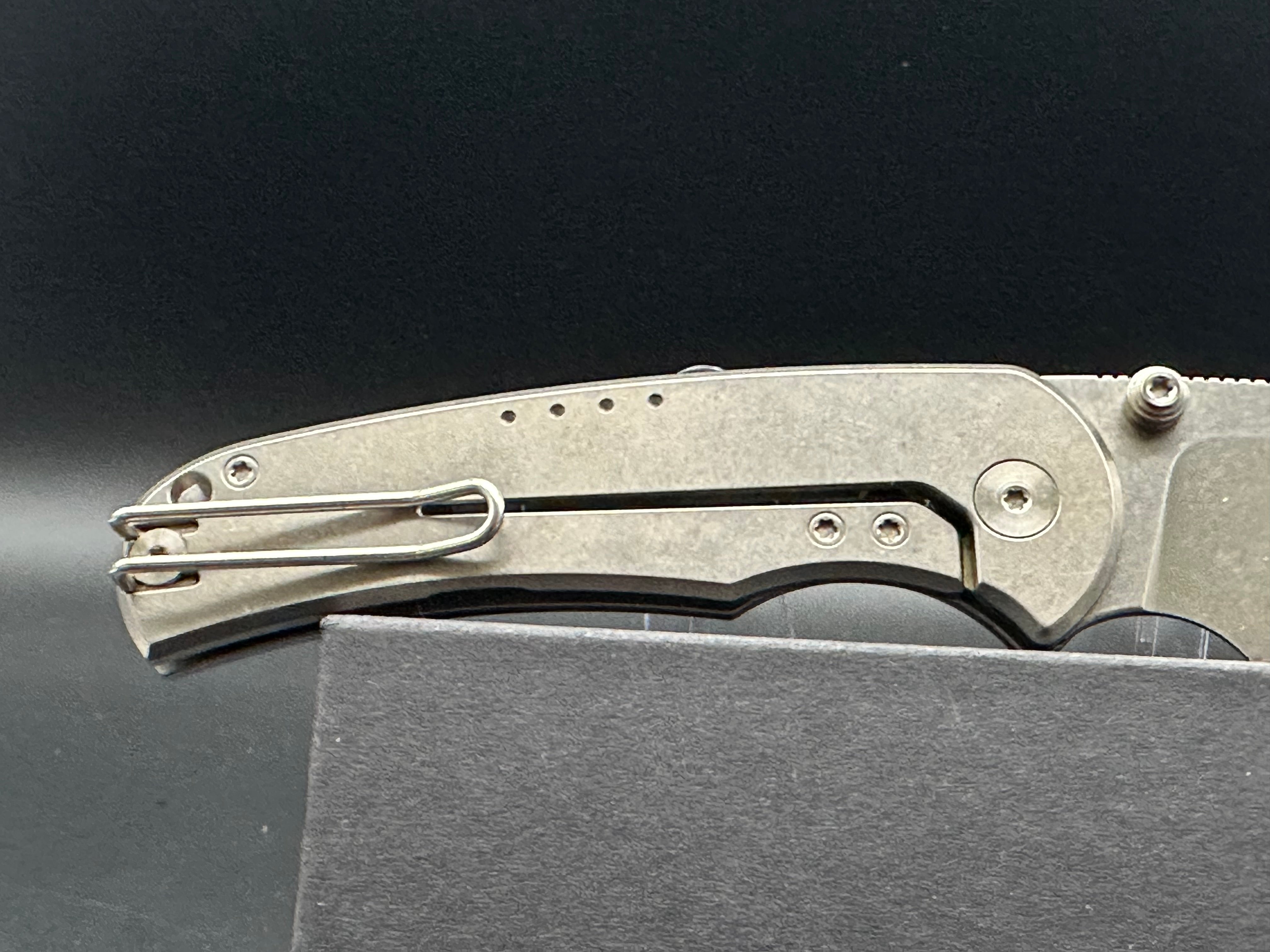 Quiet Carry Drift KNSW Super Clean Vanax Stonewash, TI handle