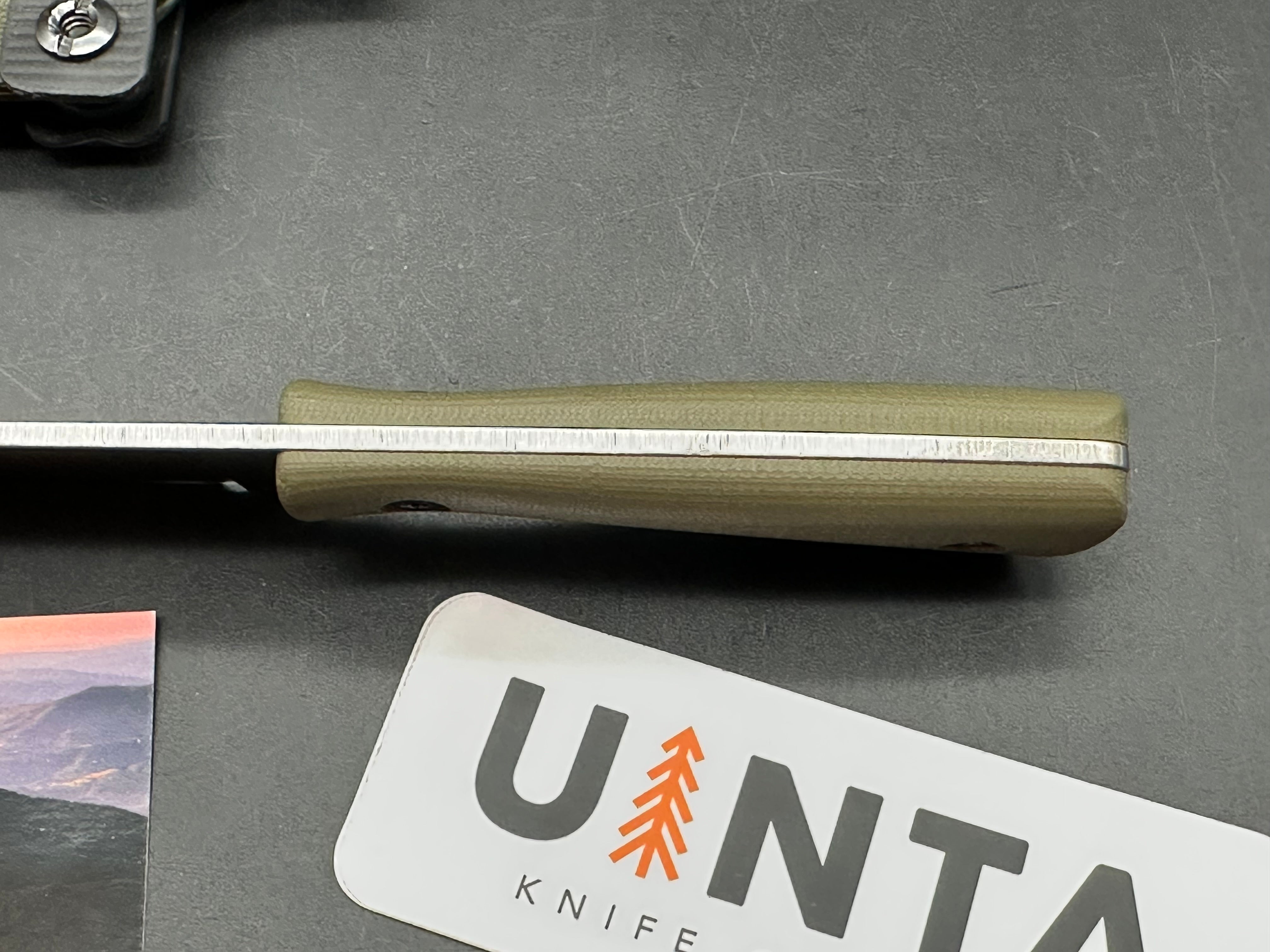 Uinta Hunter v2 3" AEB-L OD Green G10 Scales plus Kydex Sheath