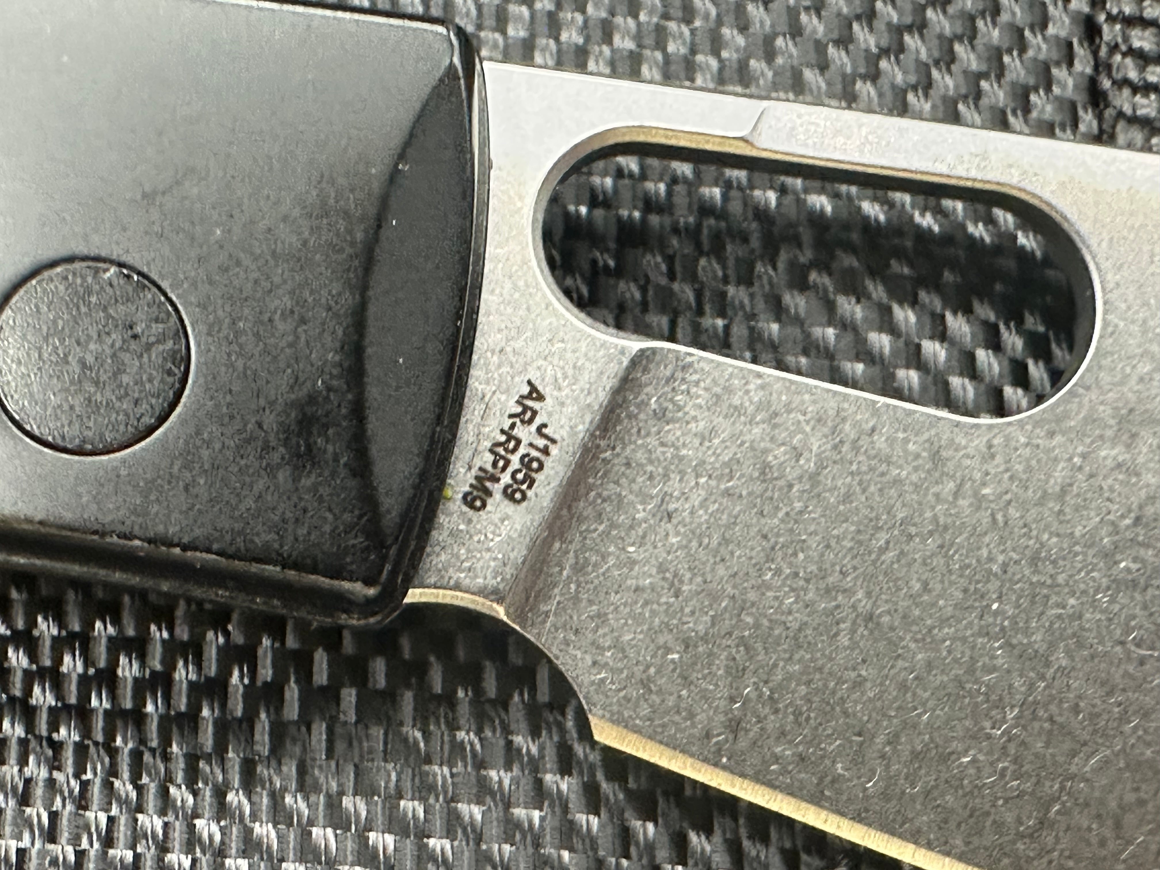 CJRB Sasaya Button Lock Knife Wood (3.5" Stonewash)