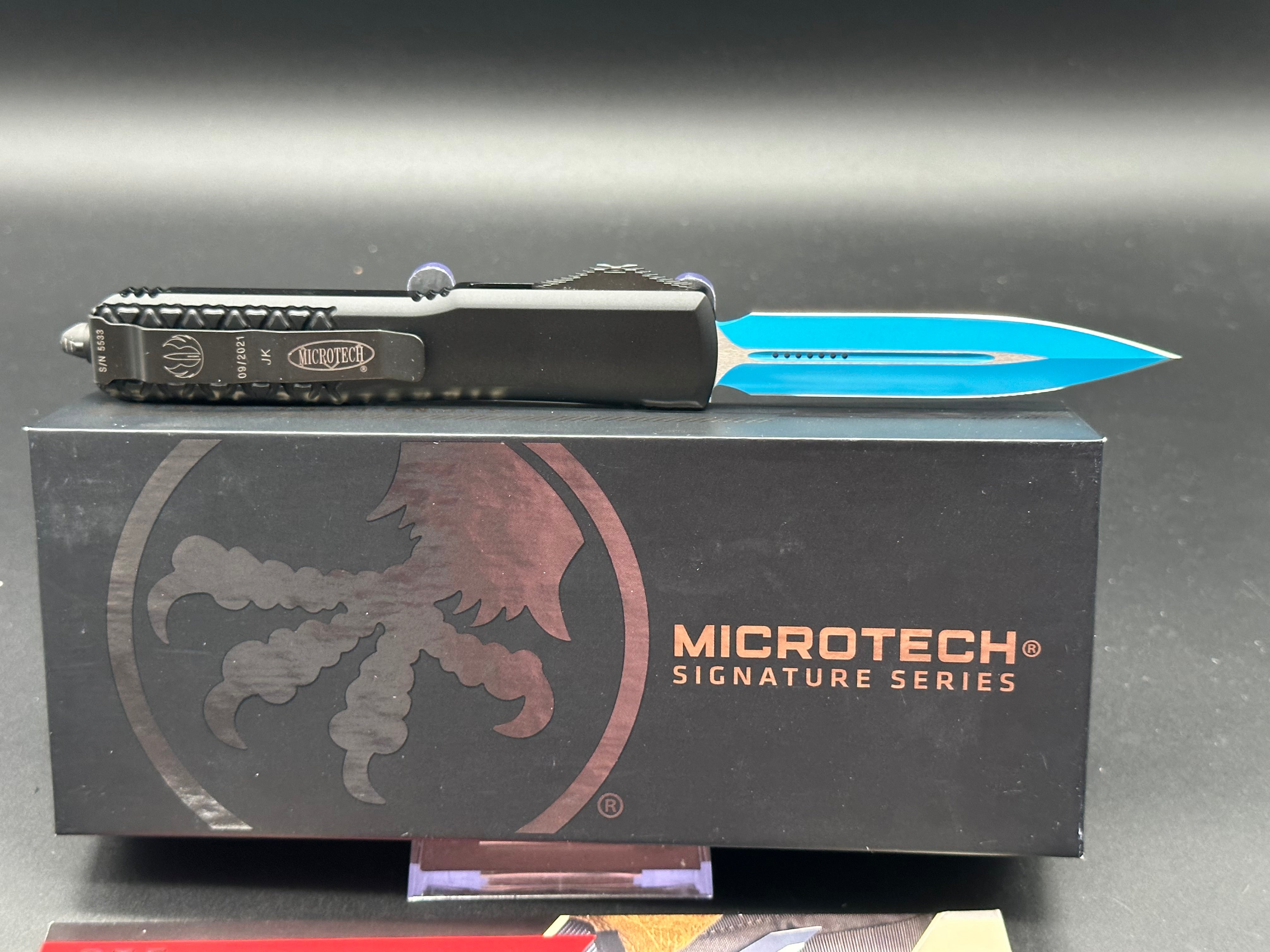 Microtech Ultratech d/e jk blue Jedi Knight