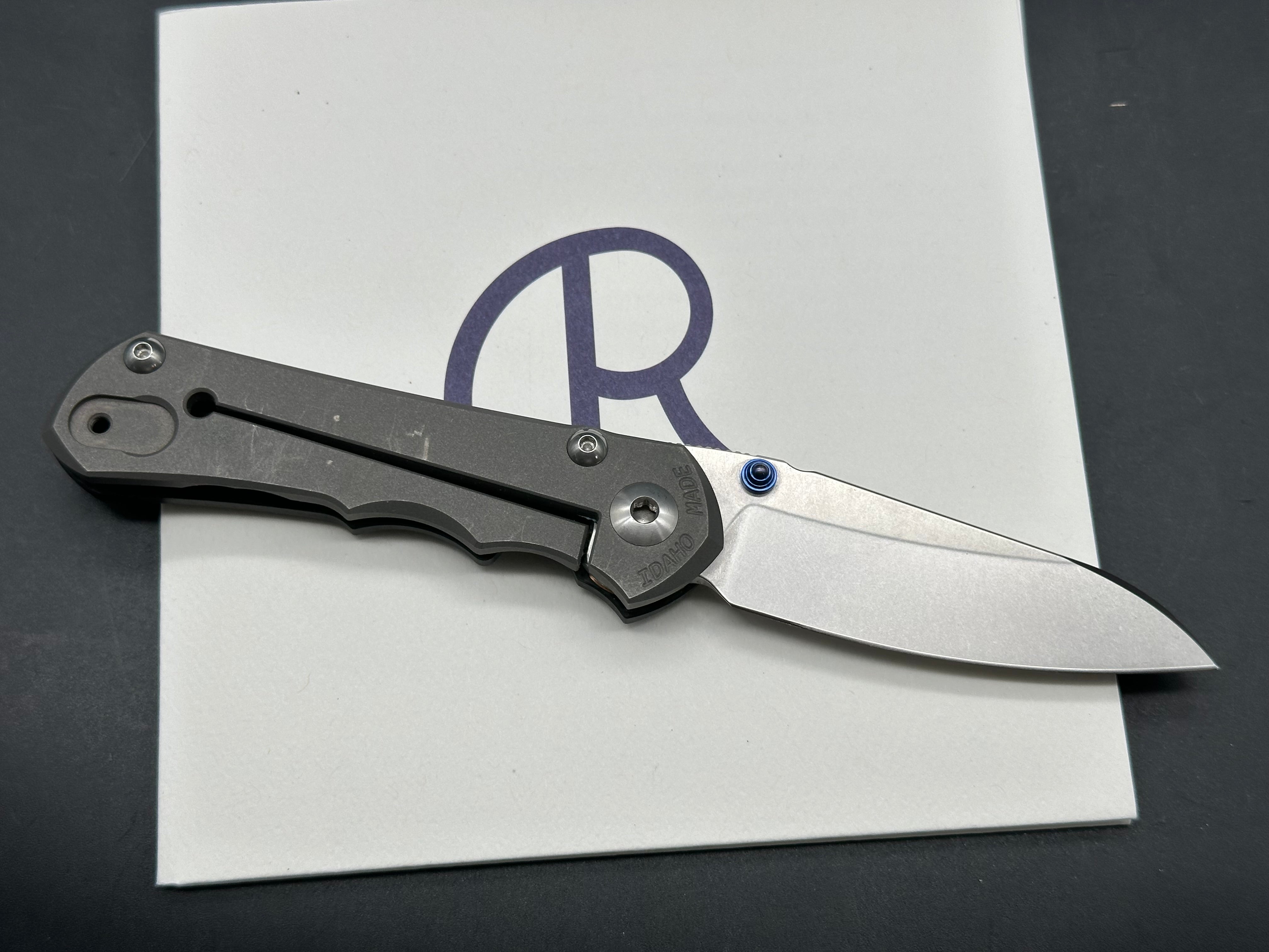 Chris Reeve Knives Small Inkosi Insingo in S35VN Carbon Fiber scale, KnifeArt.com exclusive, like new