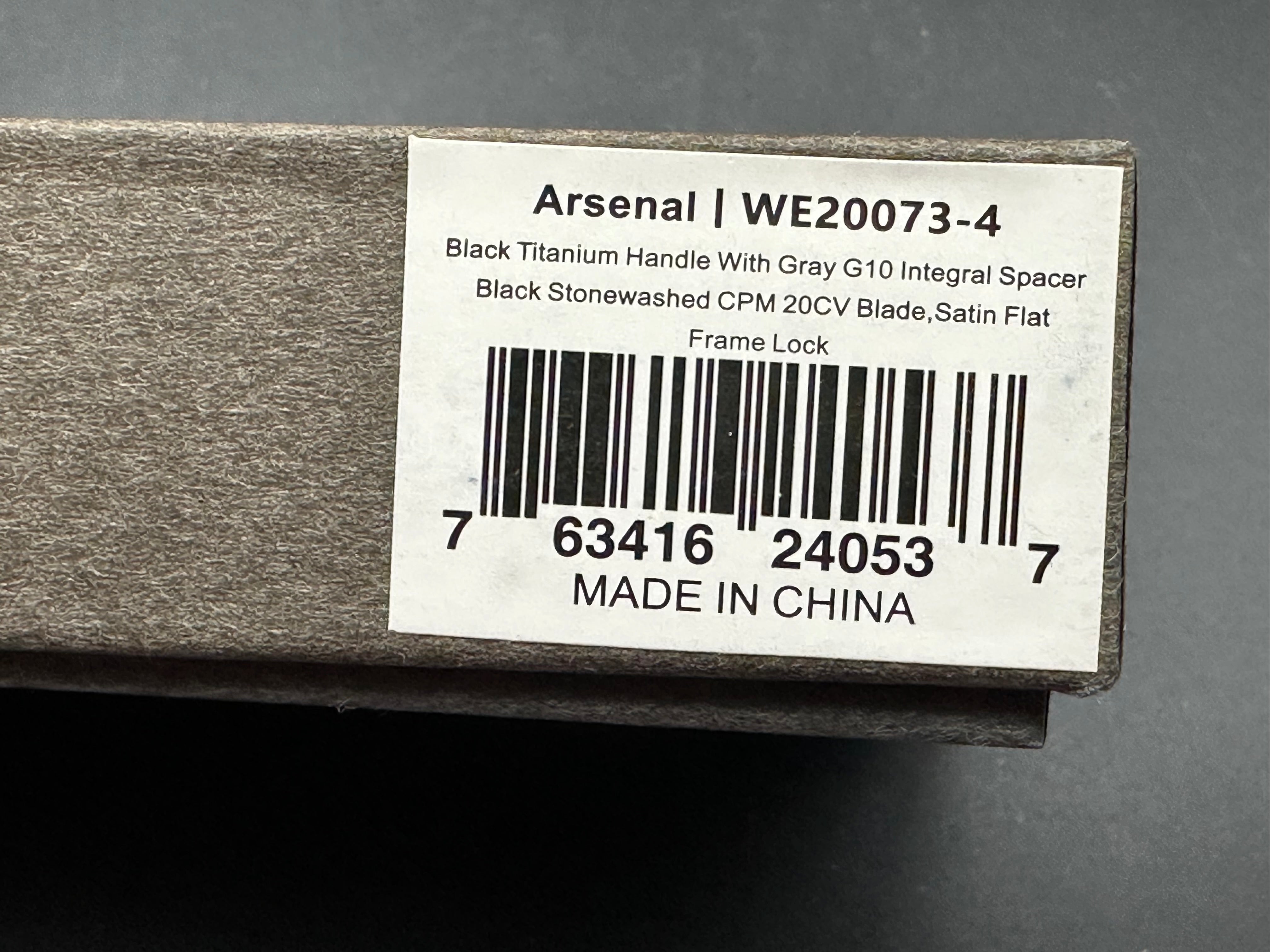 WE Arsenal WE20073-4