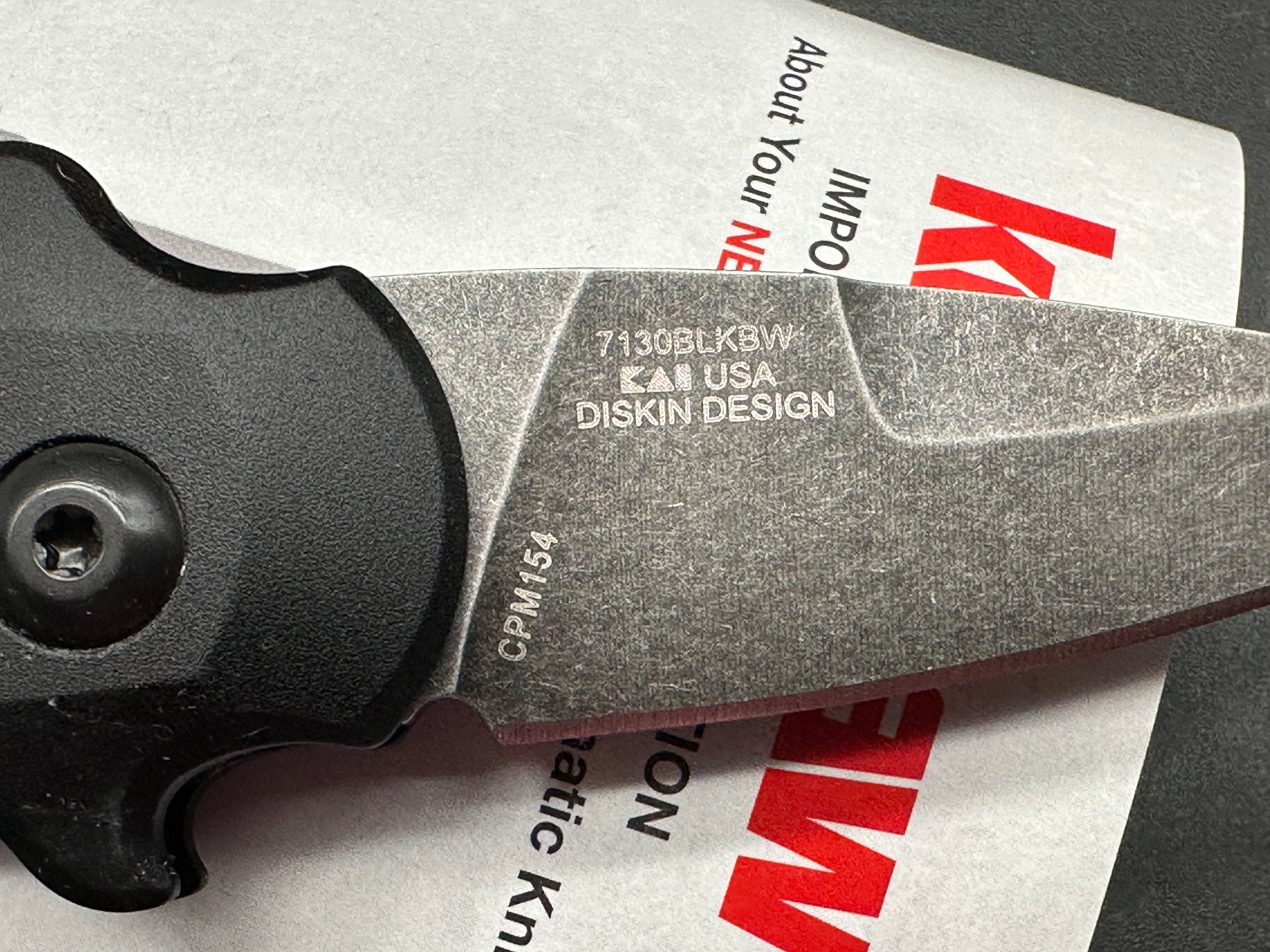 Kershaw Launch 12 CA Legal Mini Stiletto Automatic Knife Black/CF (1.9"Black SW)