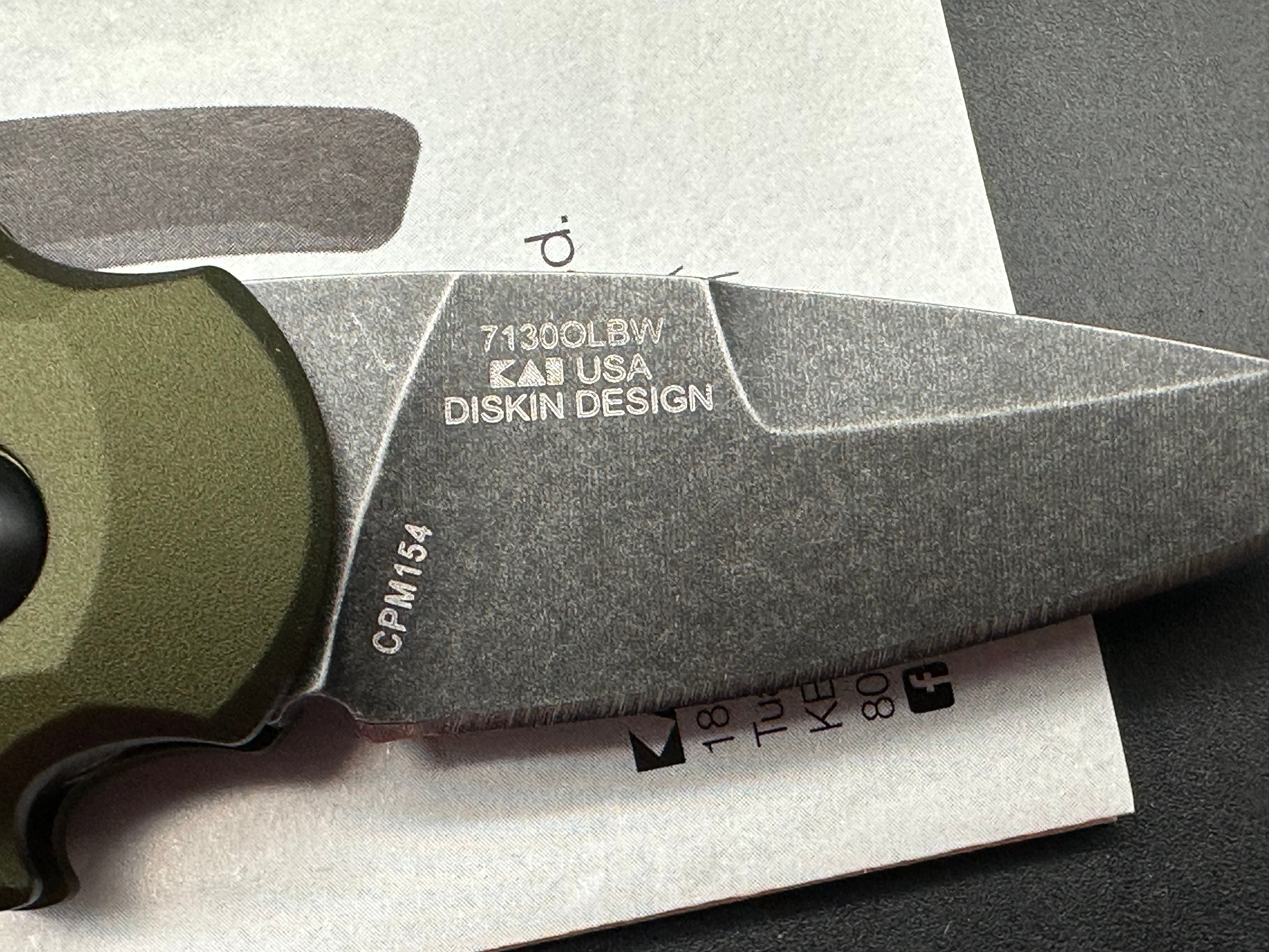 Kershaw Launch 12CA Legal Stiletto Automatic Knife OD Green (1.9" SW)