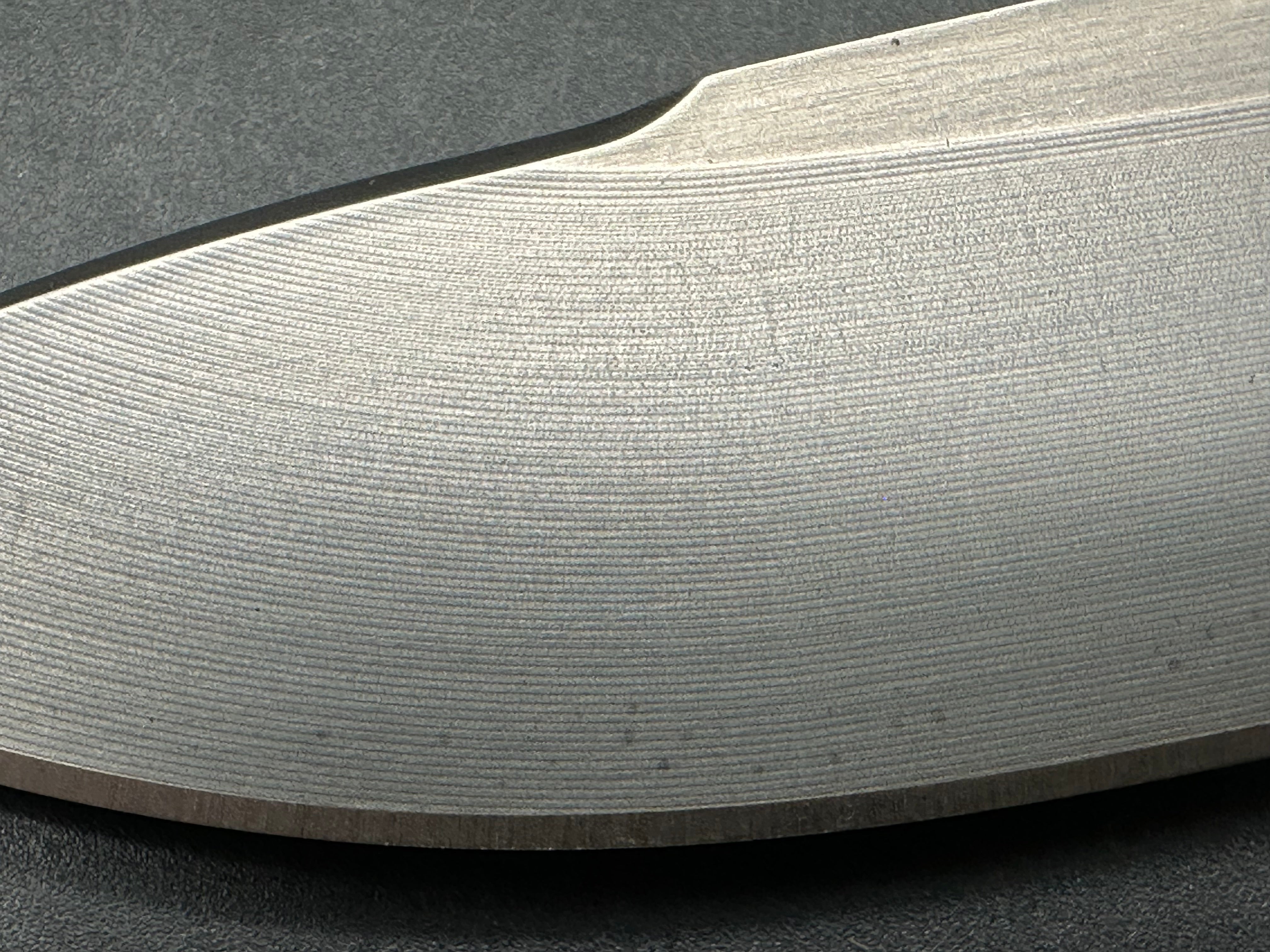 TKell Knives Raider in AEB-L with nickel boron coating, green micarta scales