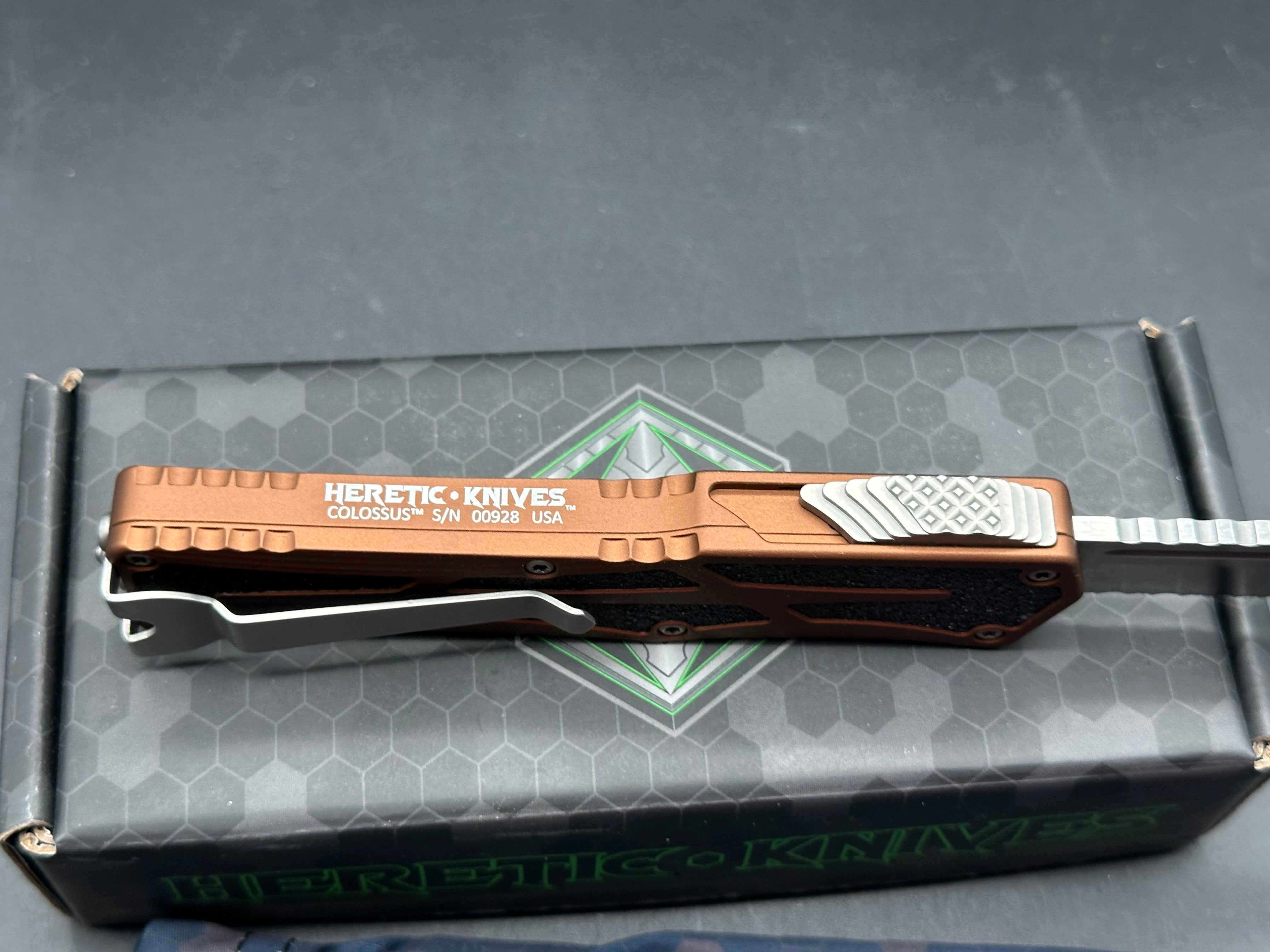 Heretic Colossus SE OTF Auto - RB Ano (3.50" SW MagnaCut)