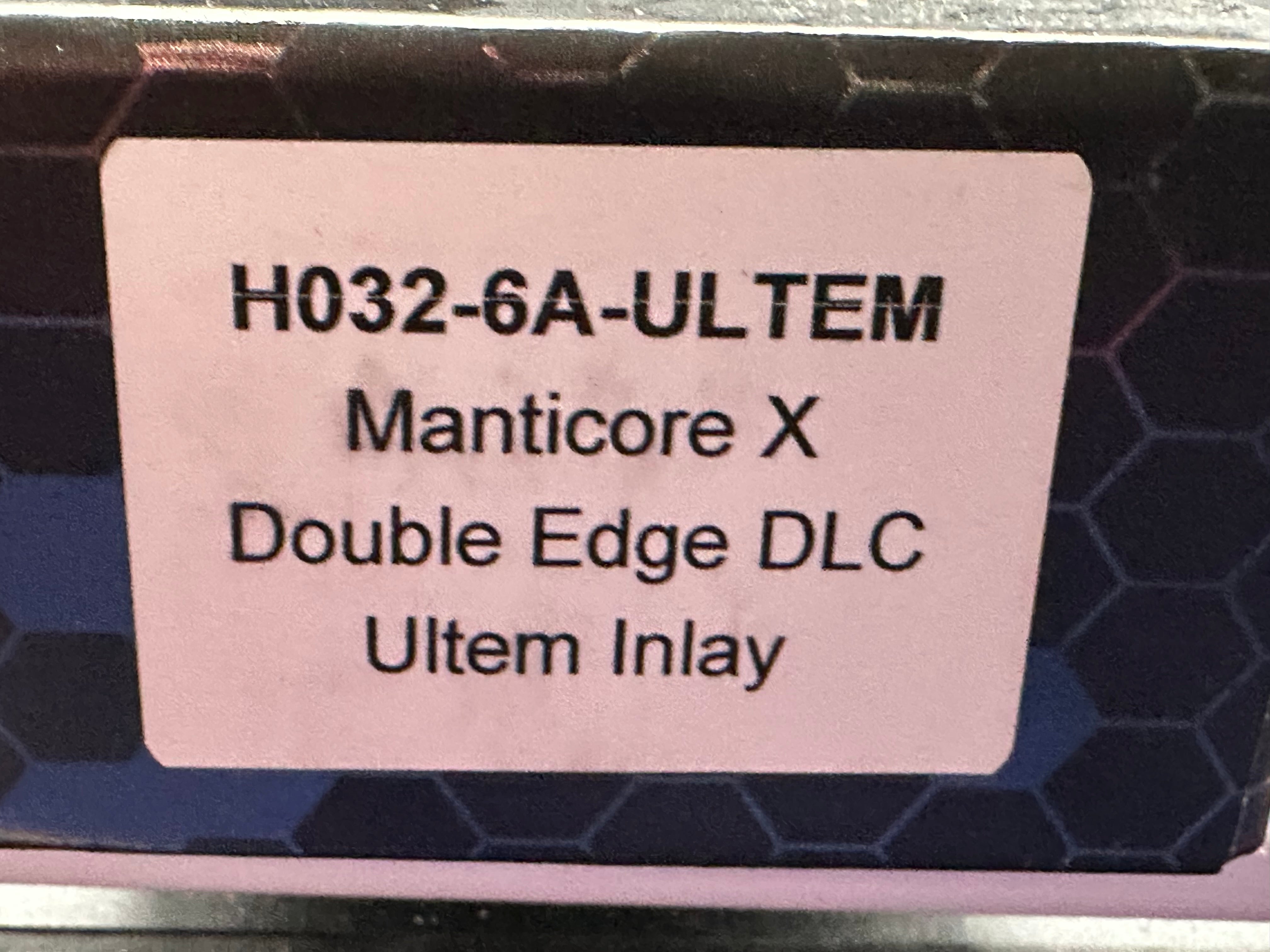 Heretic Knives Manticore X Double Edge DLC w/ Ultem Inlays & Button