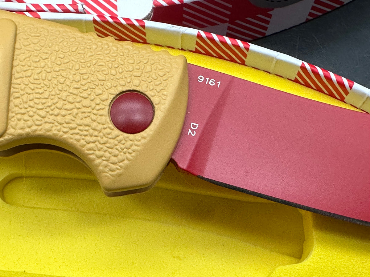 Boker Wiener Warrior Kalashnikov Automatic Knife (3.25" Red) Hot Dog