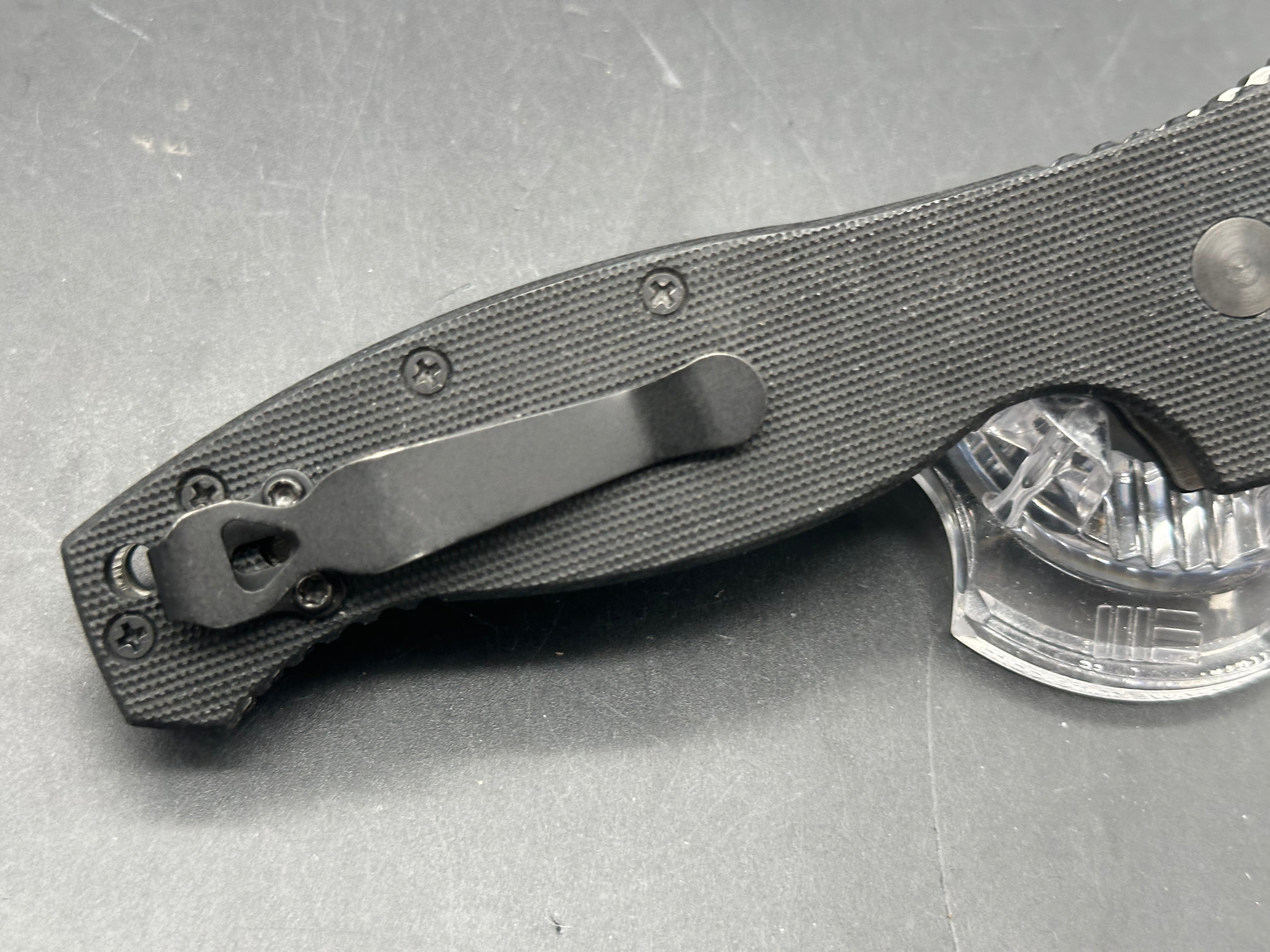 Emerson SARK S/N 1340 154CM steel, hand sharpened by Tom Veff