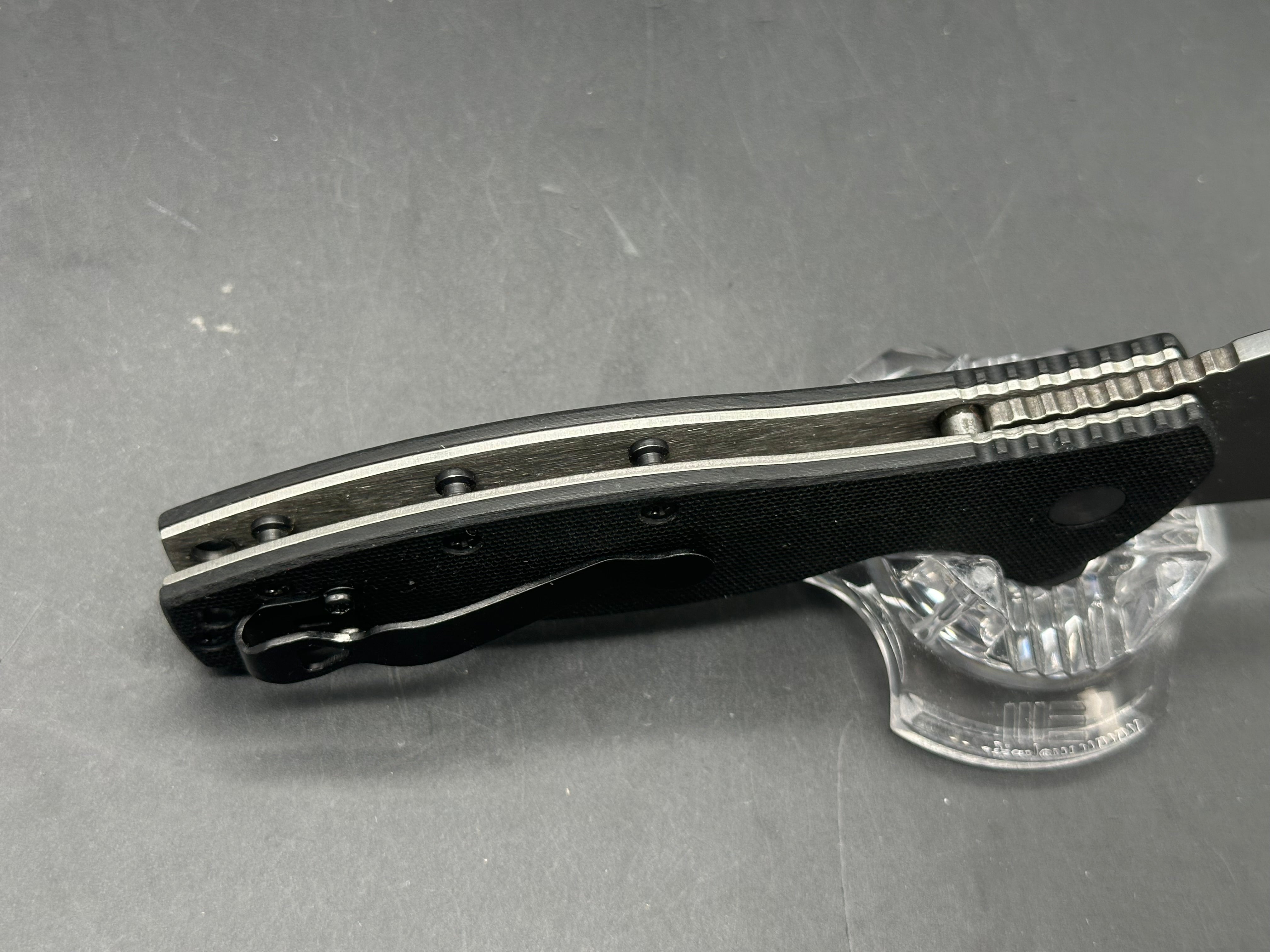 Emerson SARK S/N 1340 154CM steel, hand sharpened by Tom Veff