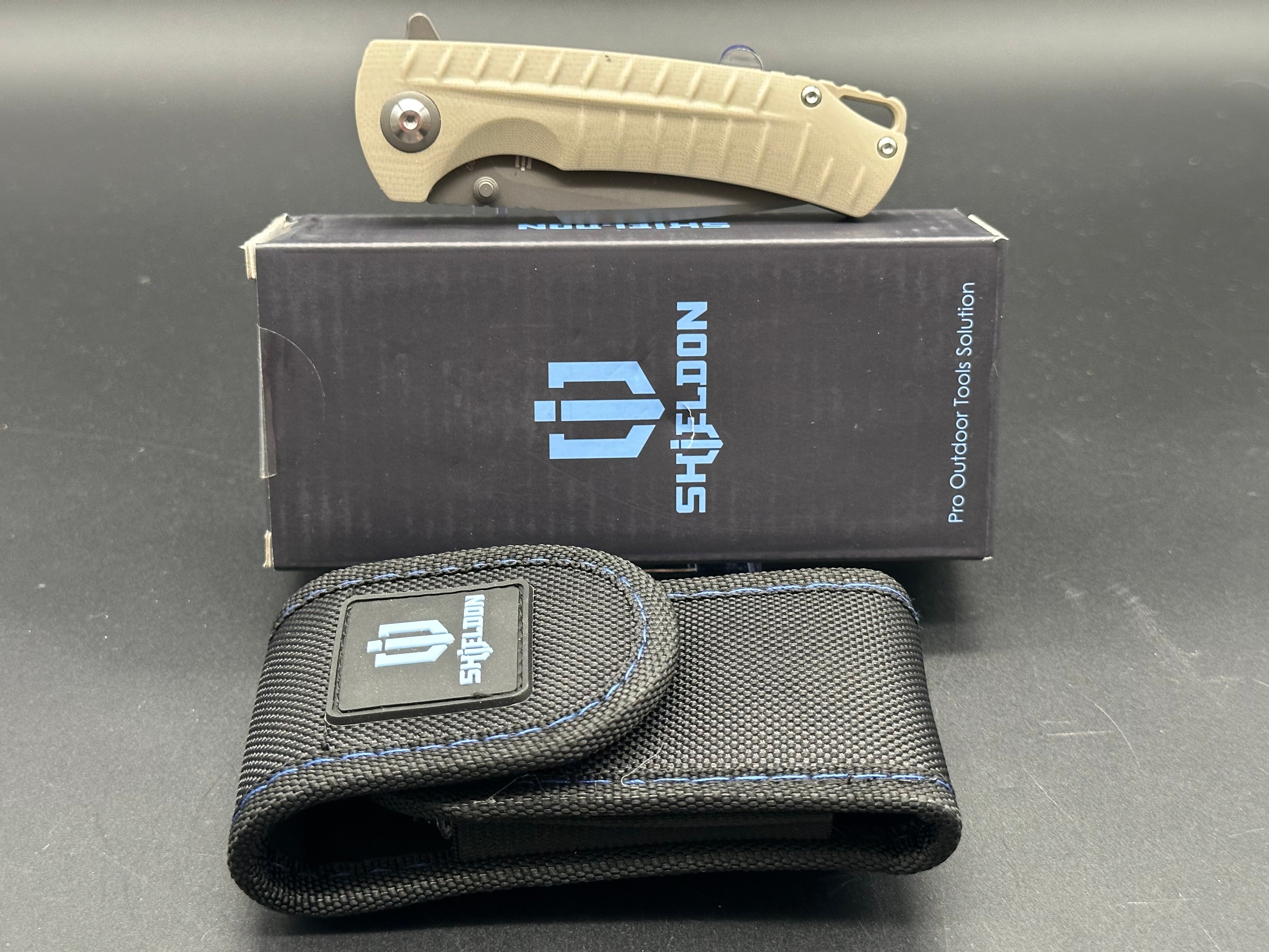 Shieldon Relicanth - Tan G-10 (3.11" D2)