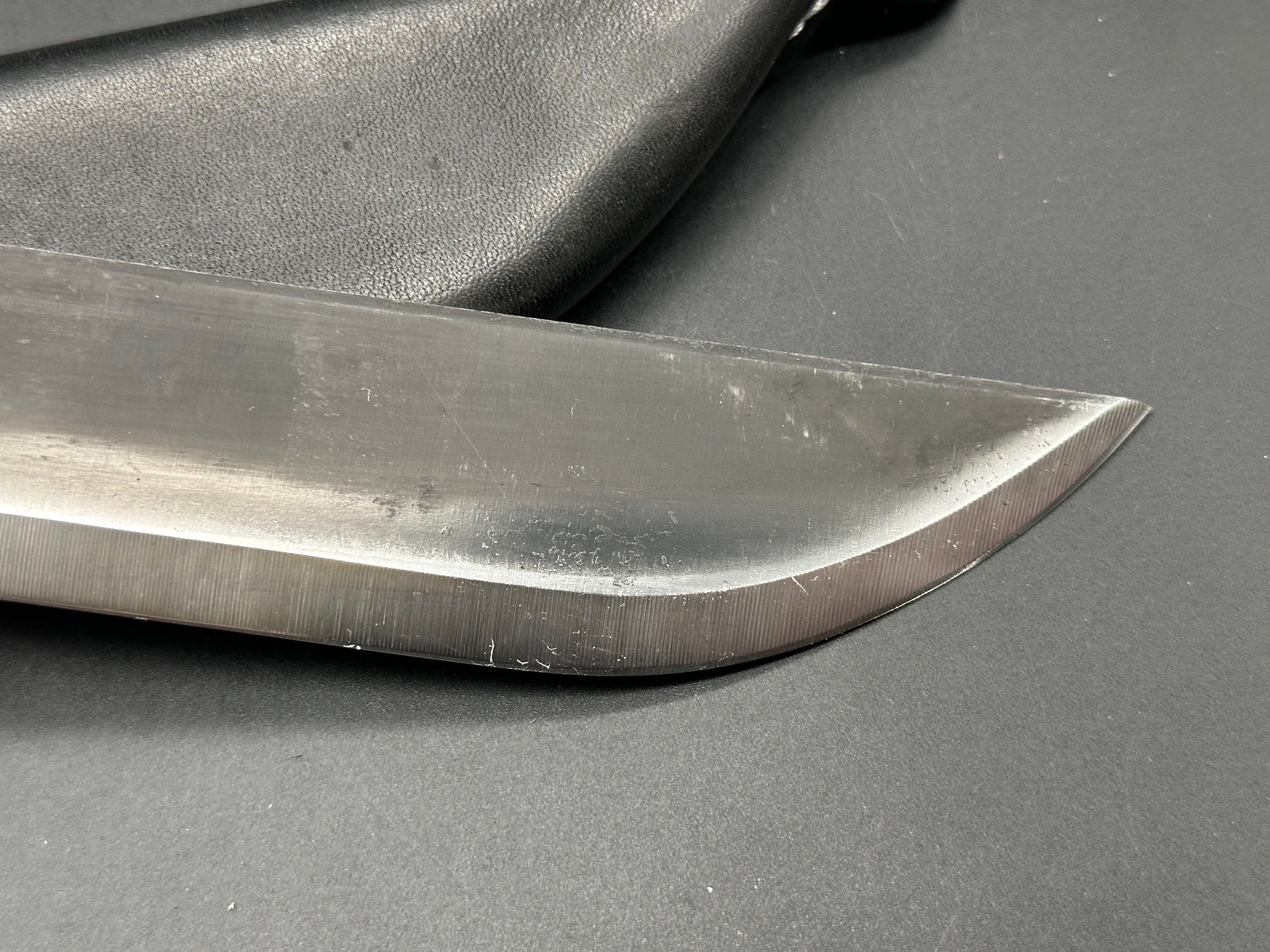 Wood Jewel Leuku Black Knife