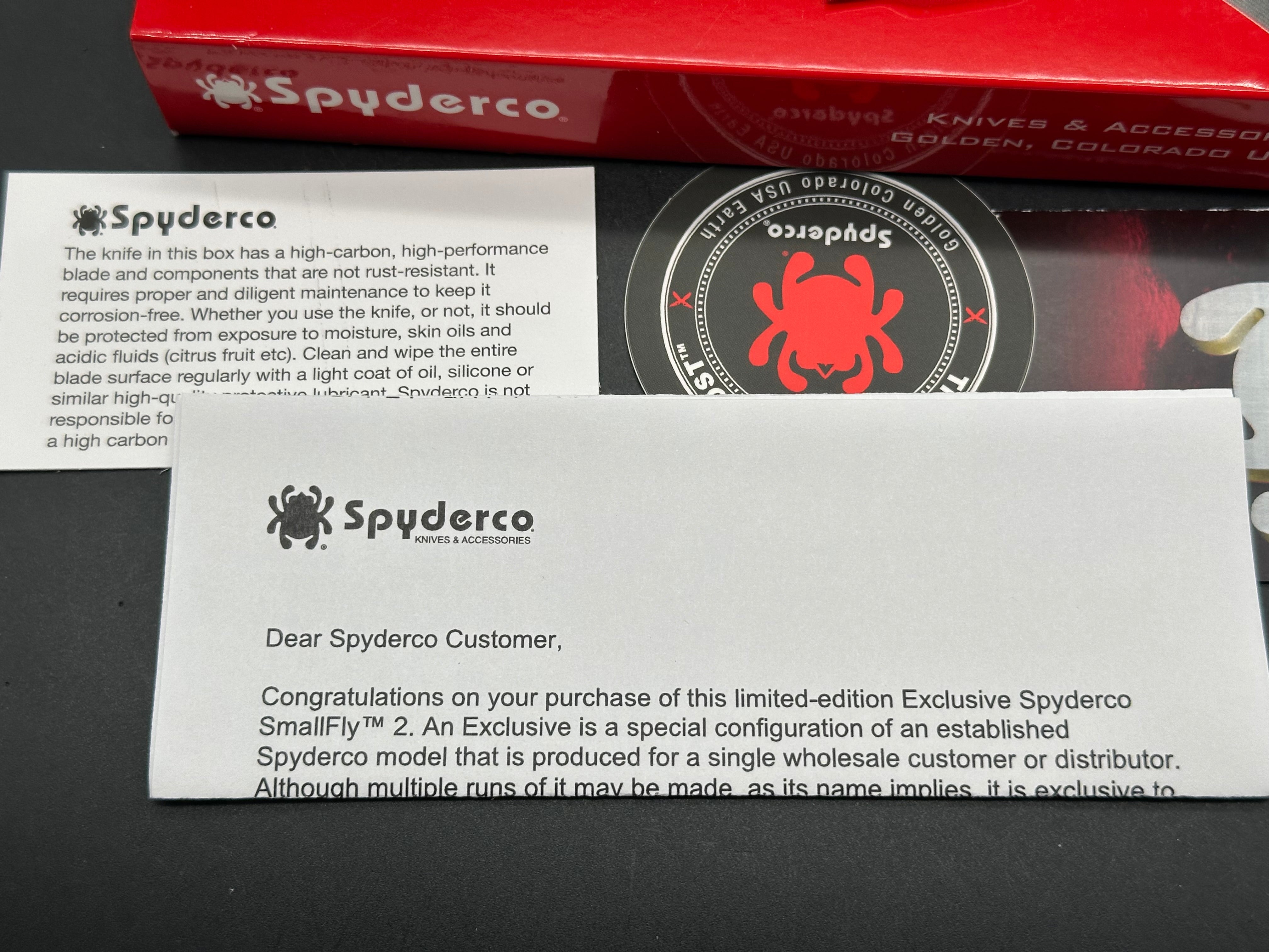 Spyderco SmallFly 2 Butterfly Knife Gray G-10 (3.4" Satin CPM Cru-Wear)