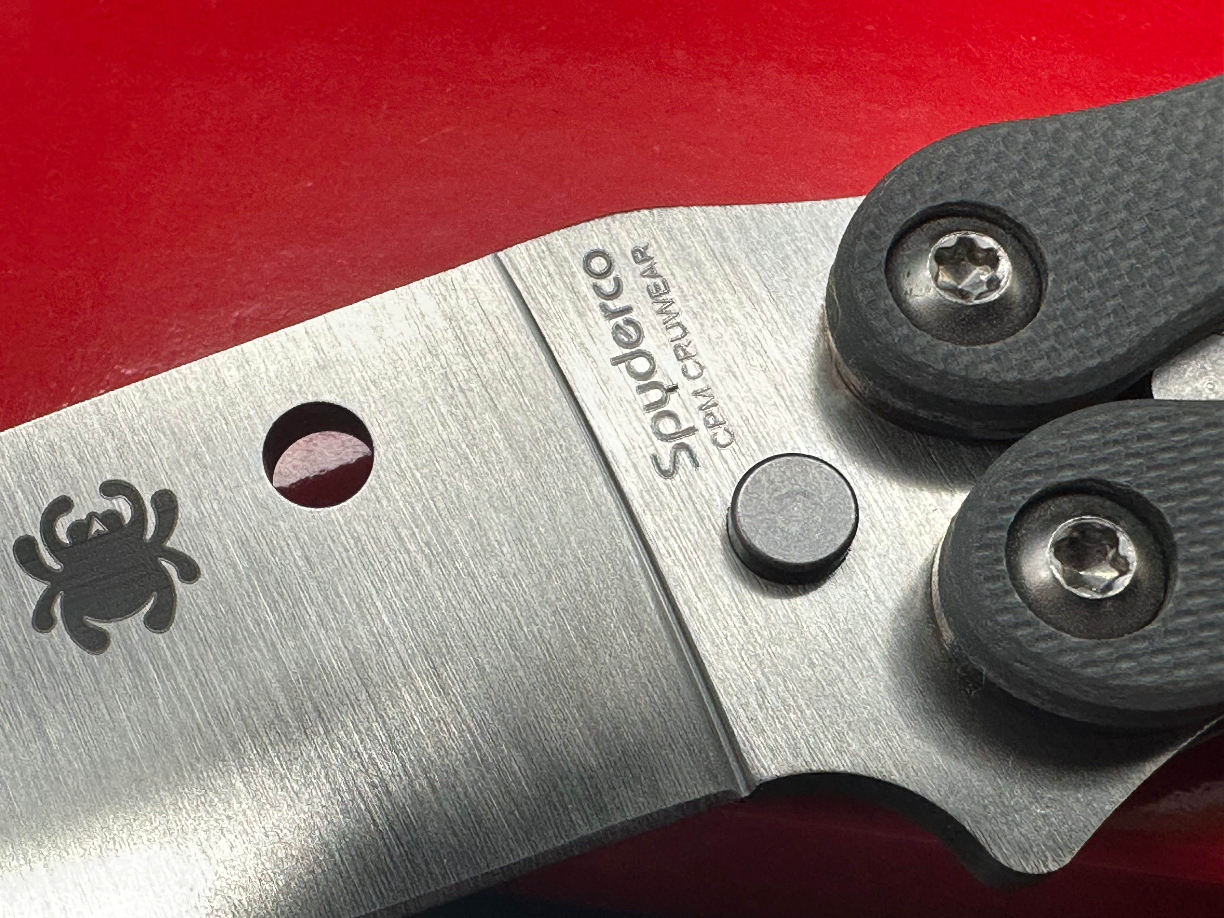 Spyderco SmallFly 2 Butterfly Knife Gray G-10 (3.4" Satin CPM Cru-Wear)