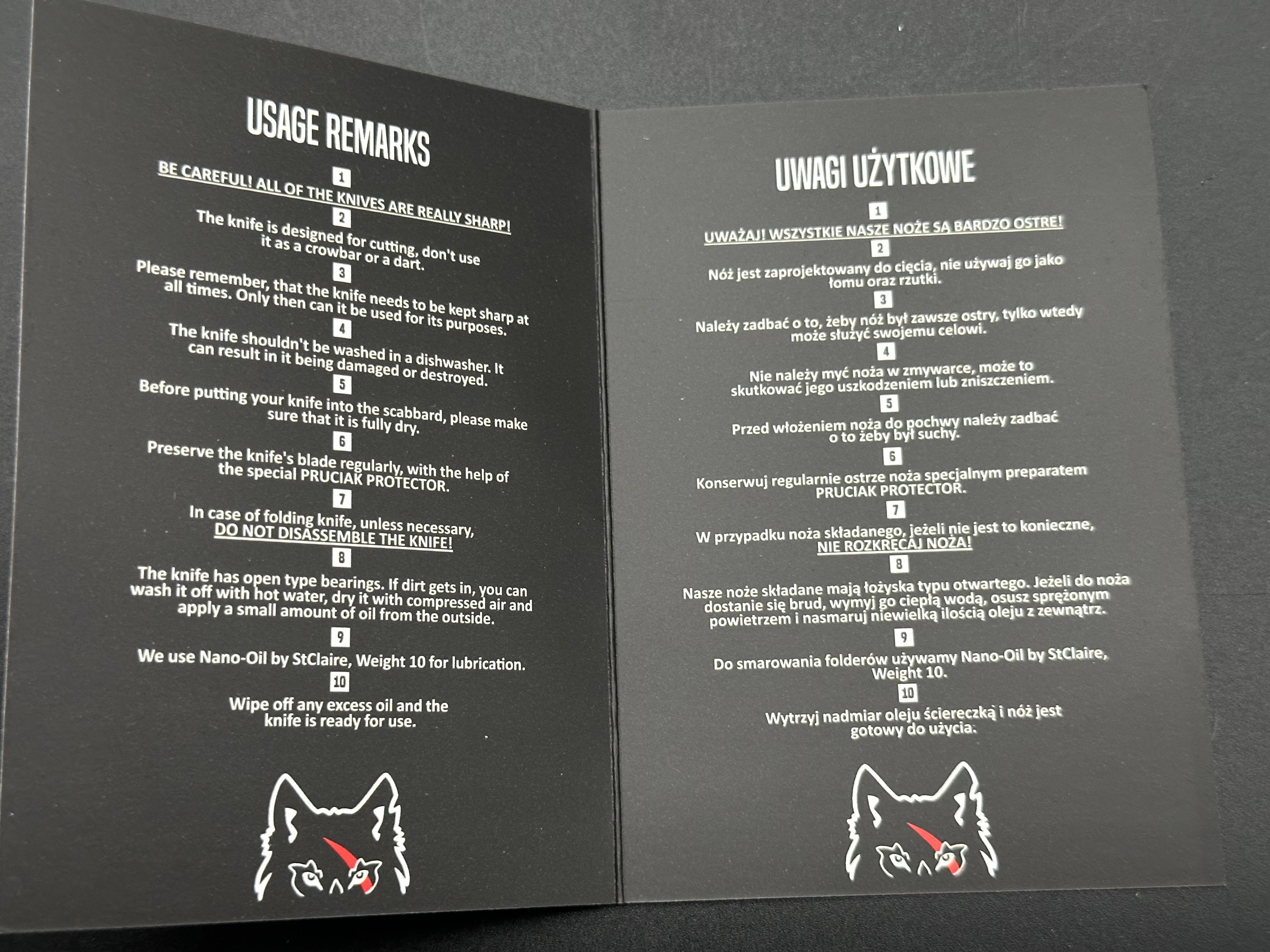 Herman Sting Custom knife