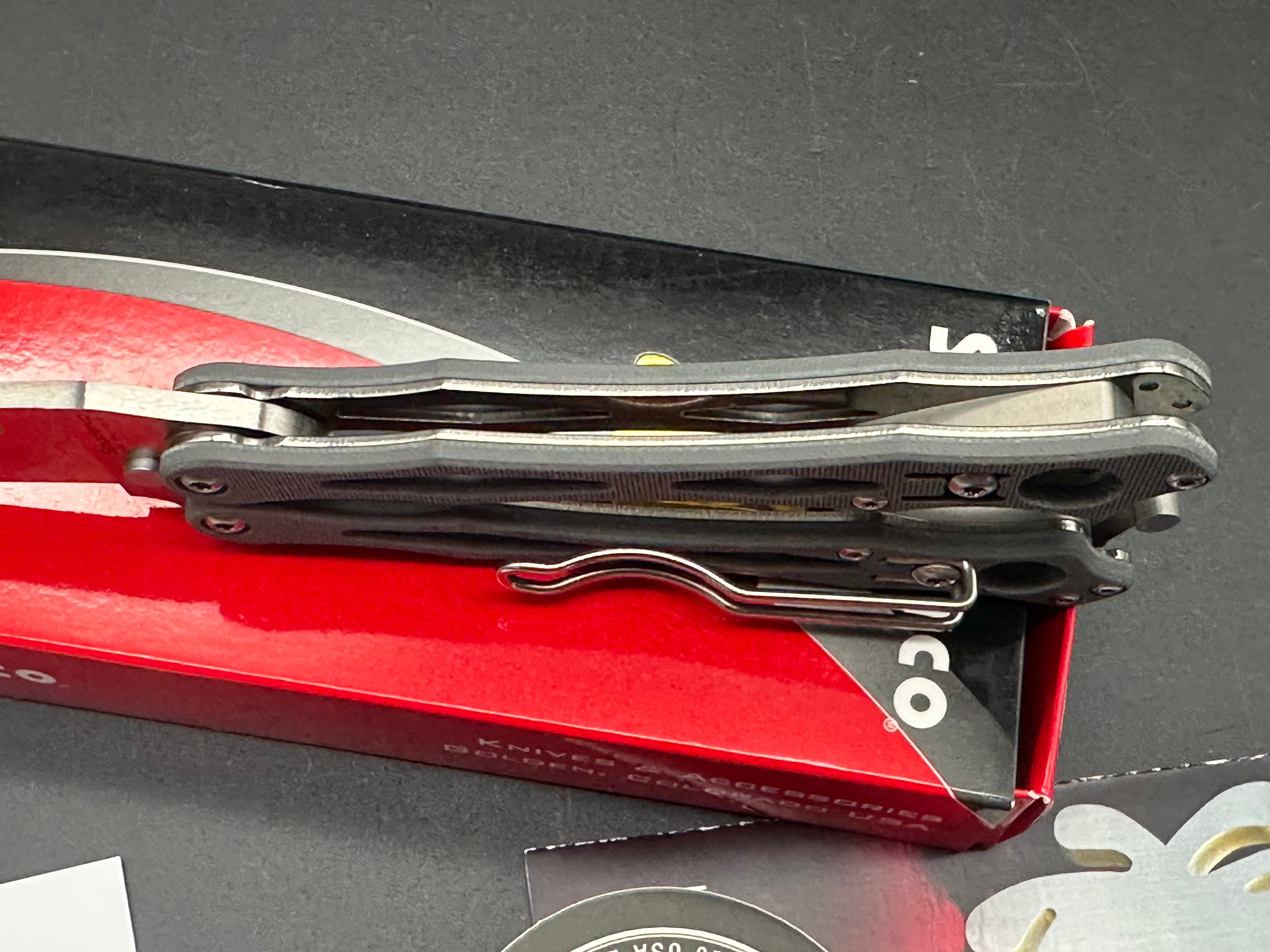 Spyderco SmallFly 2 Butterfly Knife Gray G-10 (3.4" Satin CPM Cru-Wear)