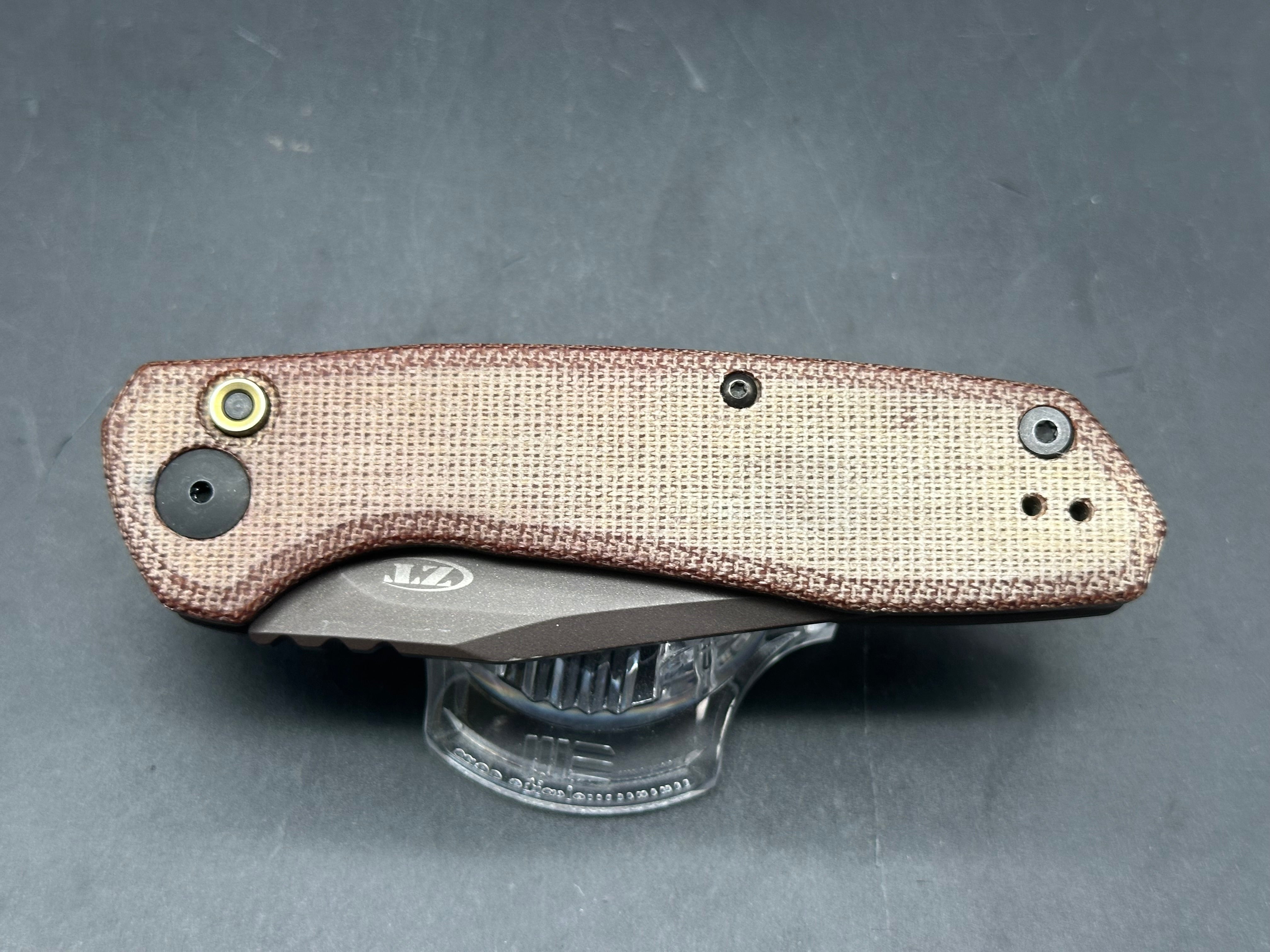 Zero Tolerance 0512 CPM CruWEAR Micarta and aluminum scales