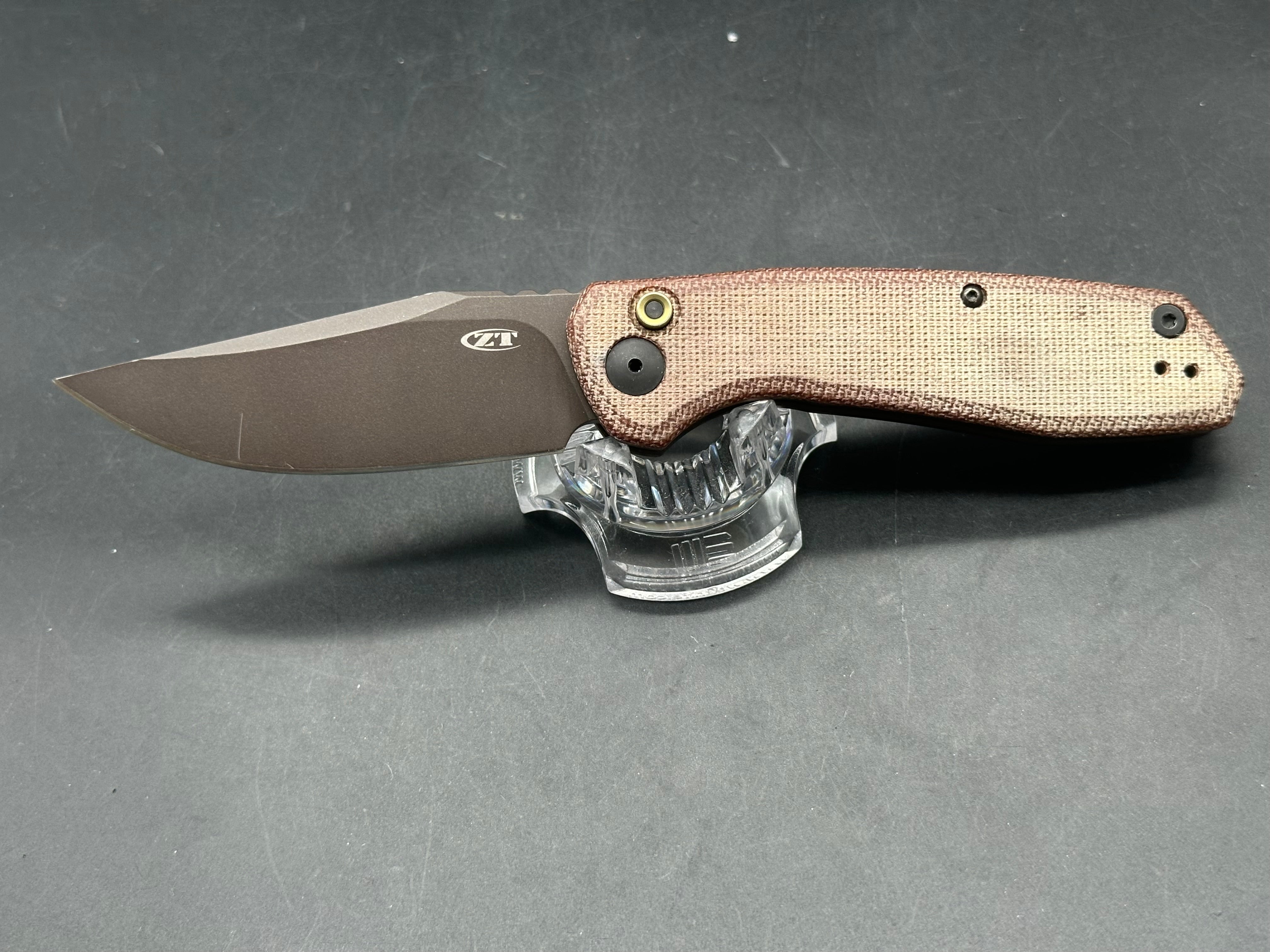 Zero Tolerance 0512 CPM CruWEAR Micarta and aluminum scales