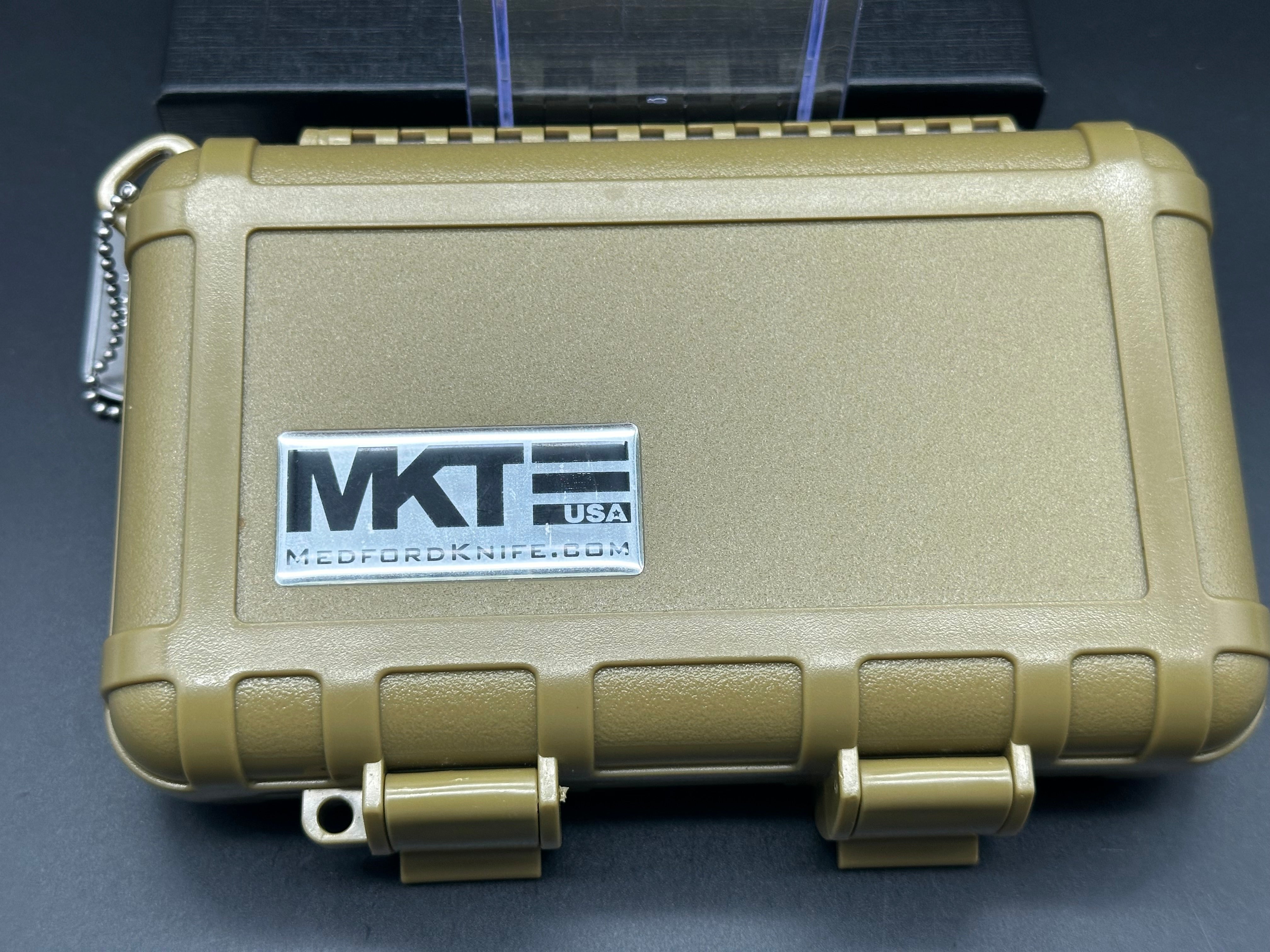 MEDFORD KNIVES TFF-1 S35VN PVD BLADE WITH TUMBLED HANDLE/ FLAMED CLIP & PIVOT