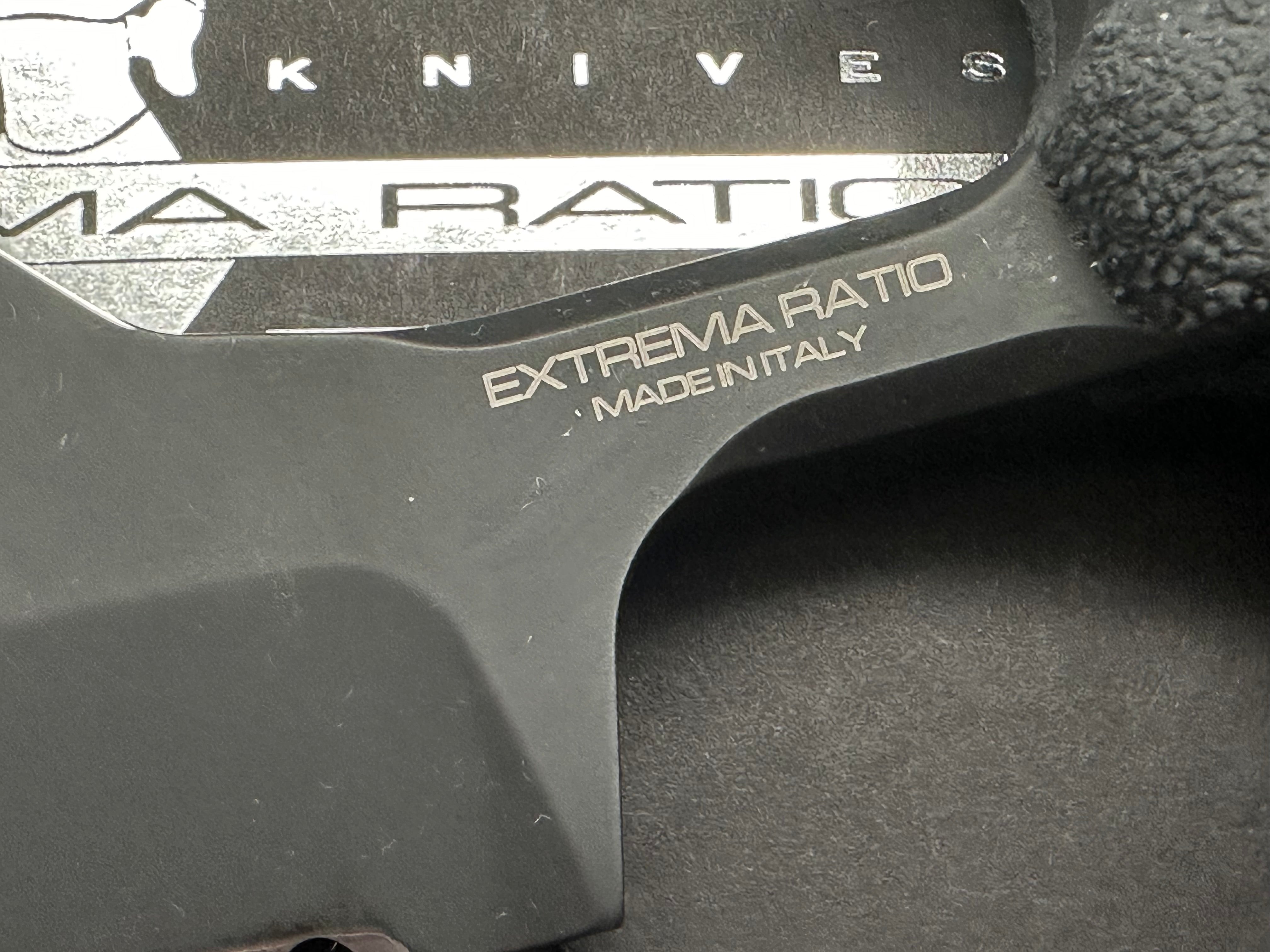 Extrema Ratio S.E.R.E 1 Fixed Blade Knife (5.875" Black Serr)