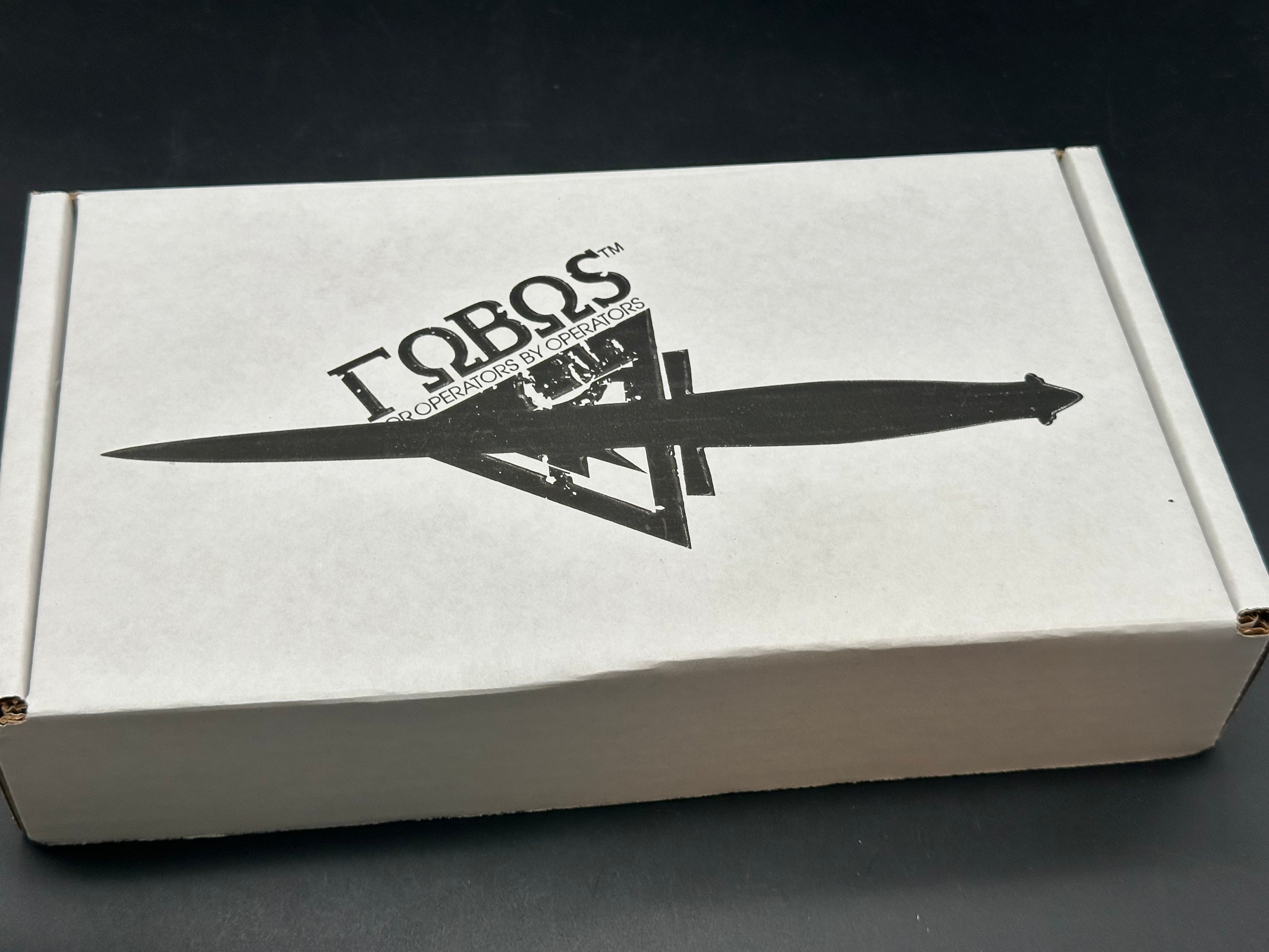 FOBOS Tier 1 mini-mini green micarta w/PVD 154CM blade