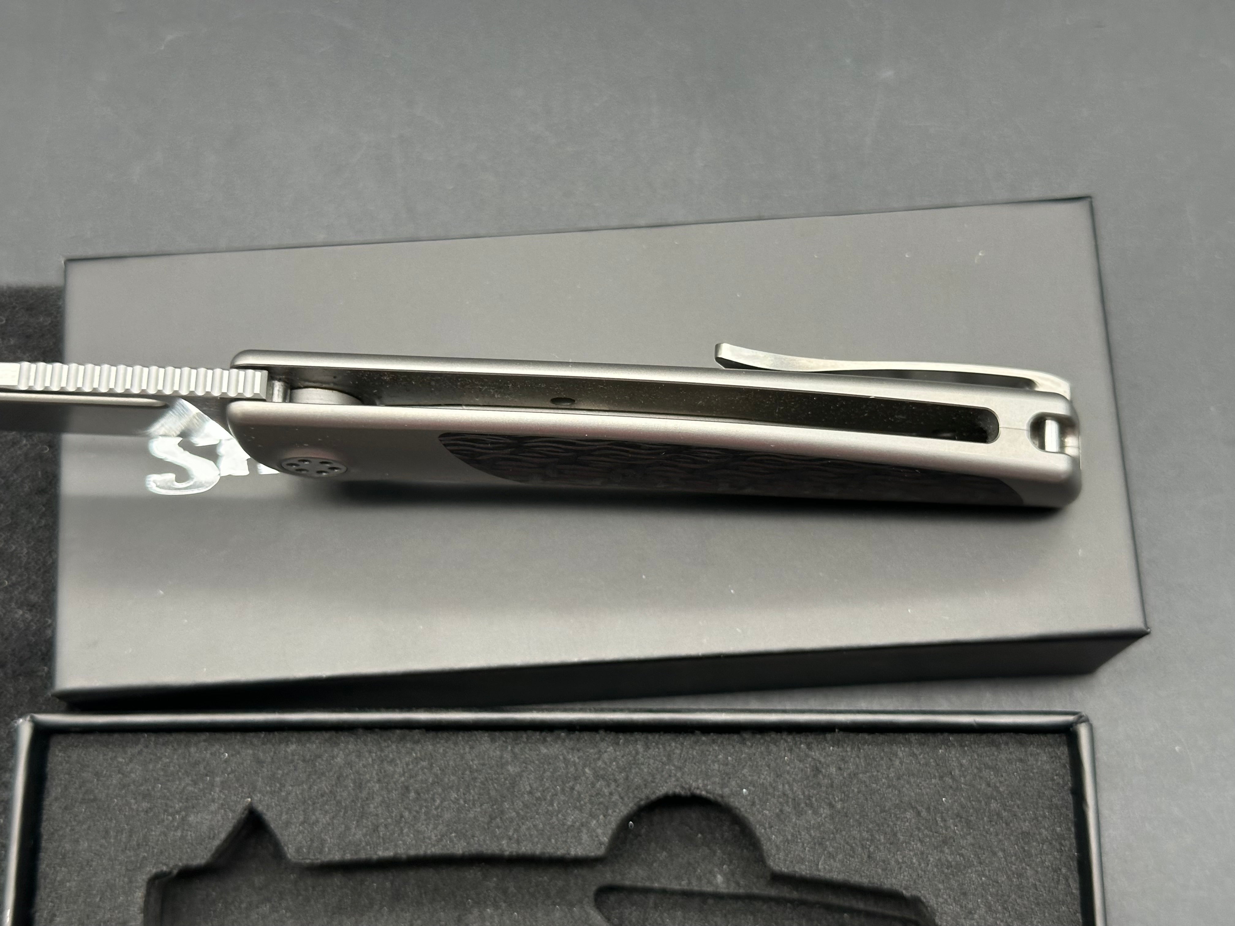 Sharp By Design Mini Evo Drop Point - Carbon Fiber