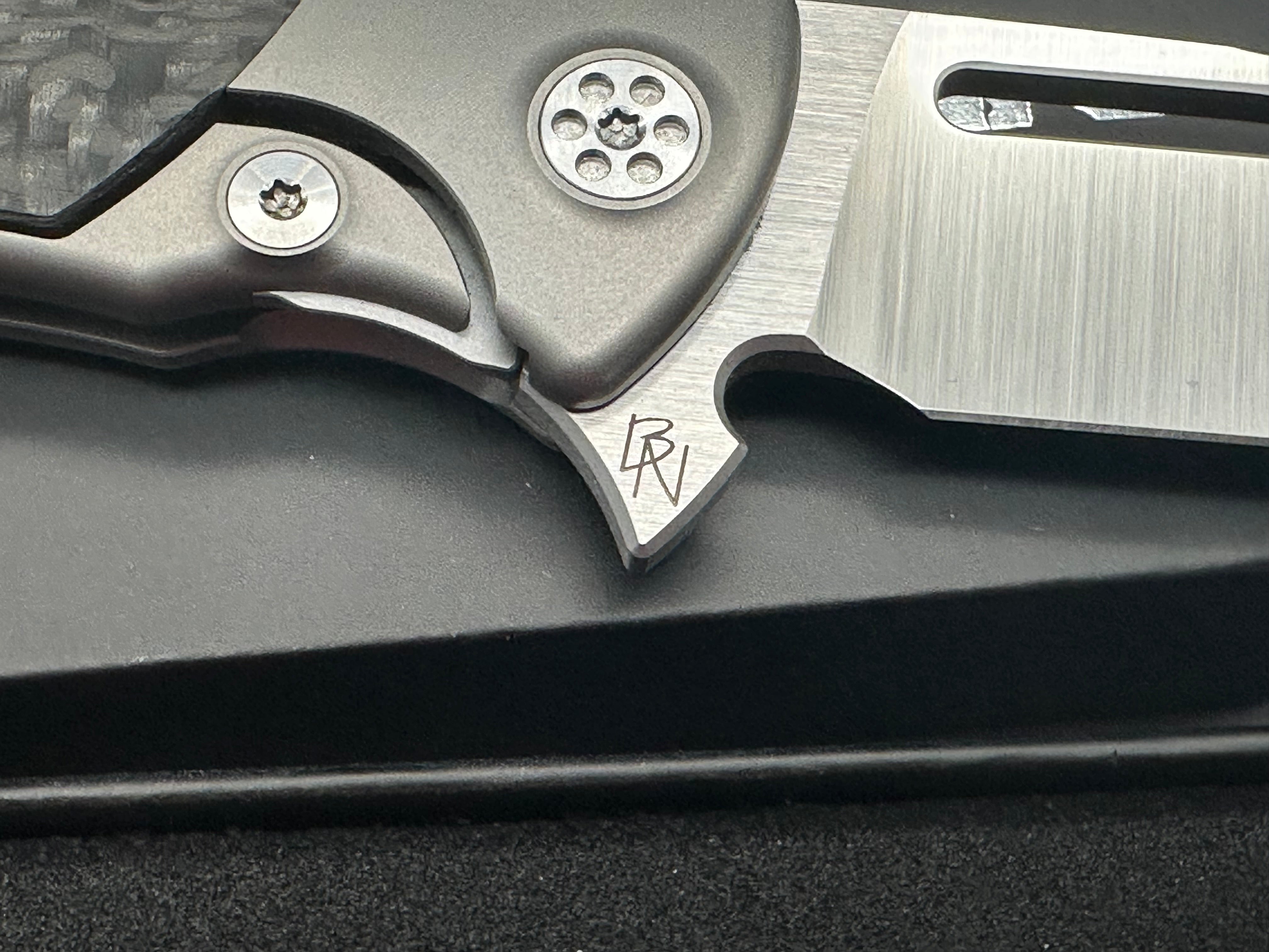 Sharp By Design Mini Evo Drop Point - Carbon Fiber