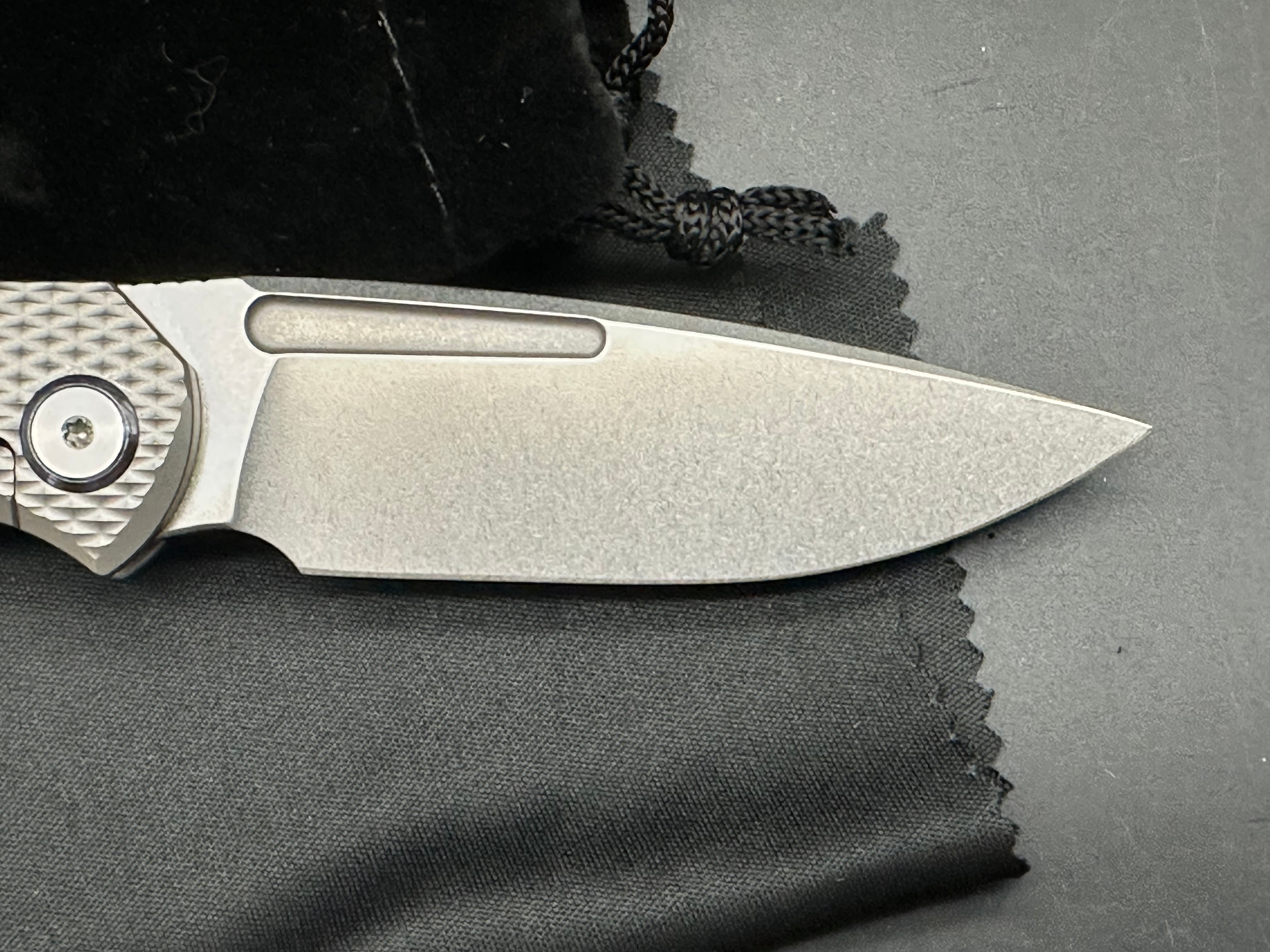 T.W. Price + Bestech Dawn v3 CPM MagnaCut Blade Diamond Textured Ti Scales and Timascus Pivot Collars and Timascus Clip