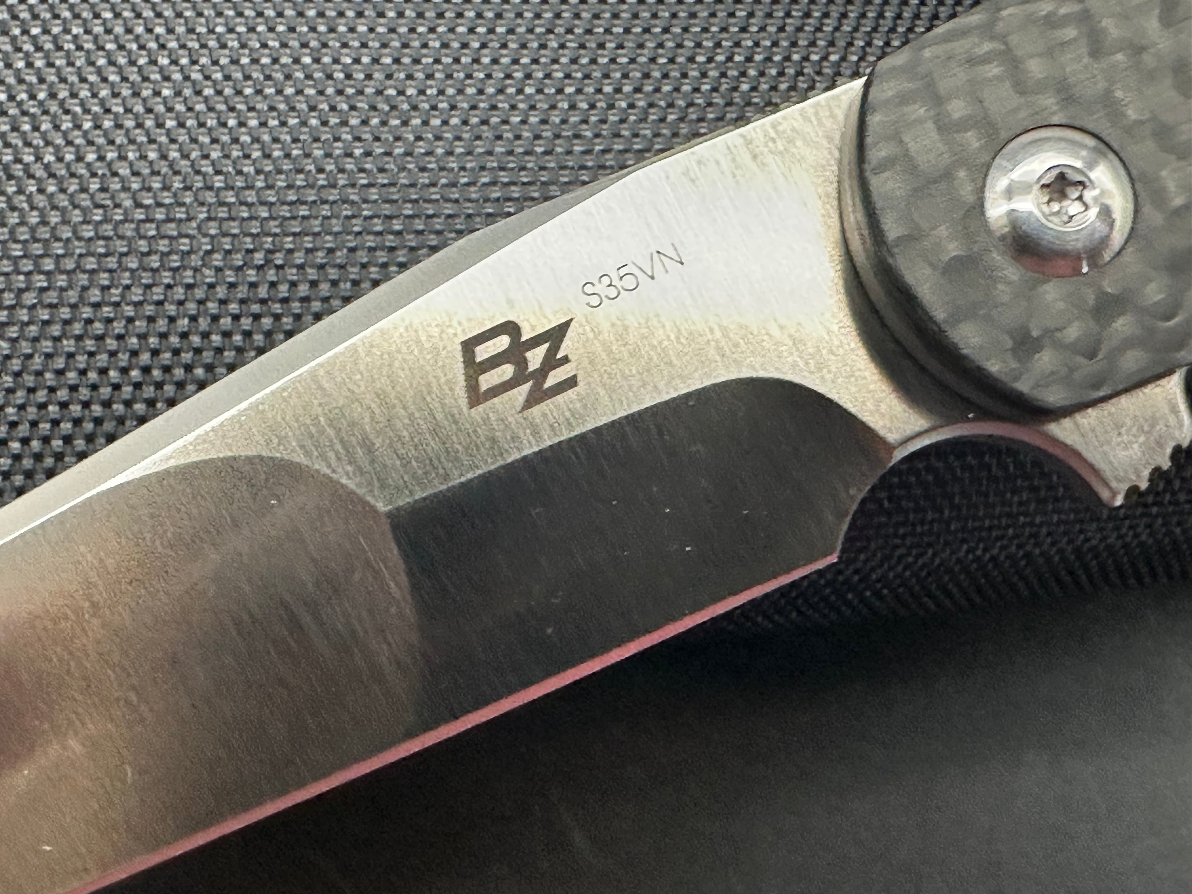 Drop Brad Zinker Dogtooth - S35VN, Carbon Fiber handle titanium liners